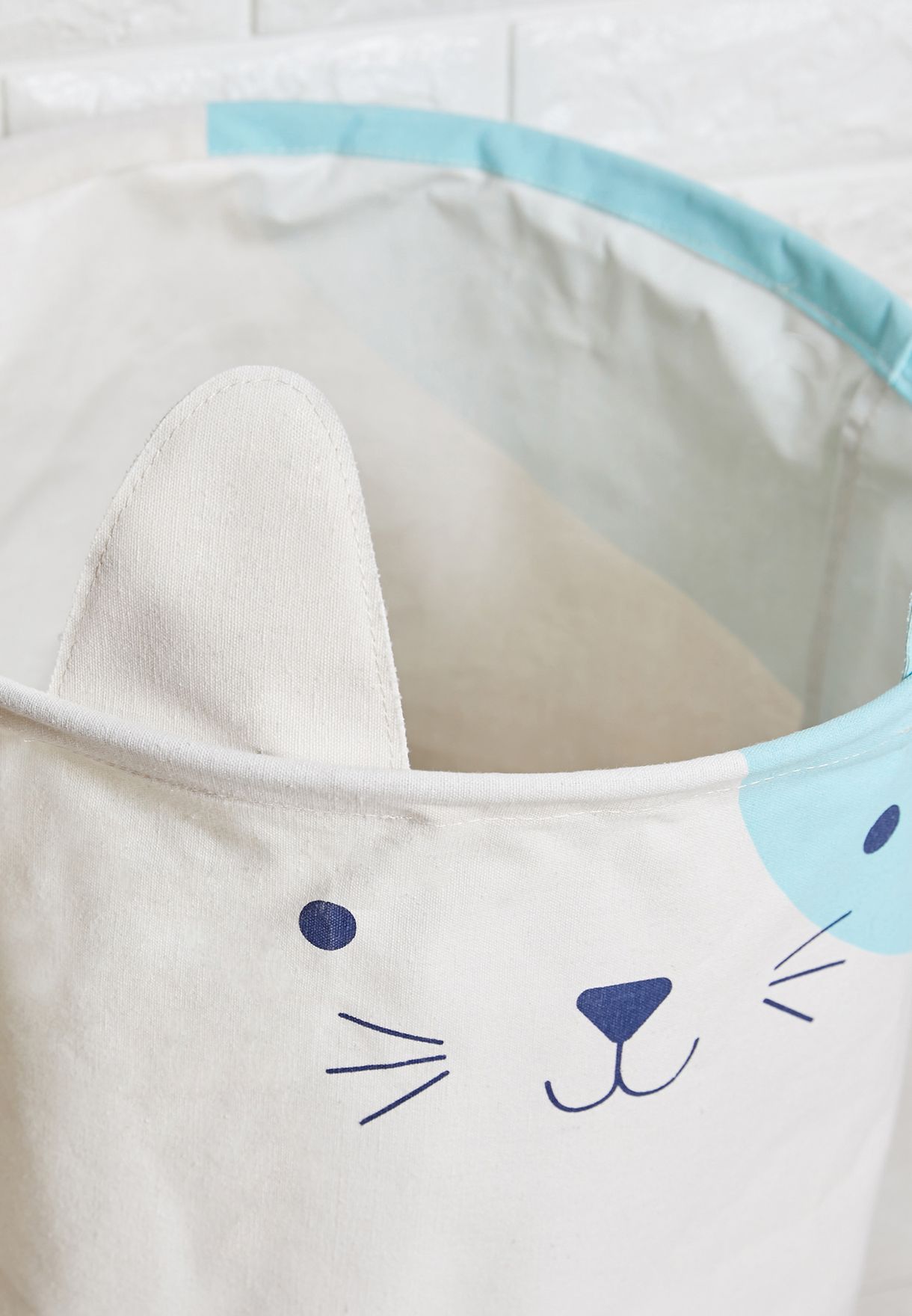 Mimo Cat Face Laundry Bag