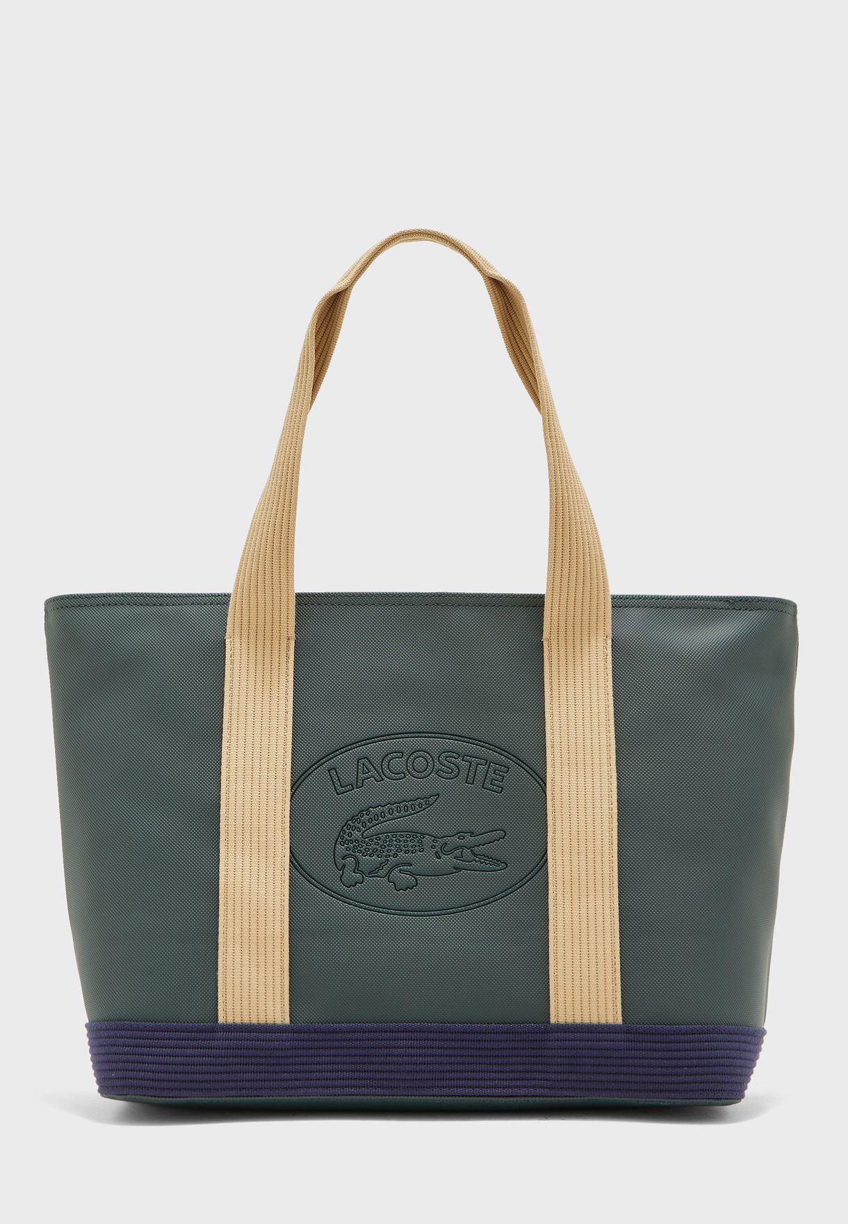 Classic Coated Canvas Zip Tote 