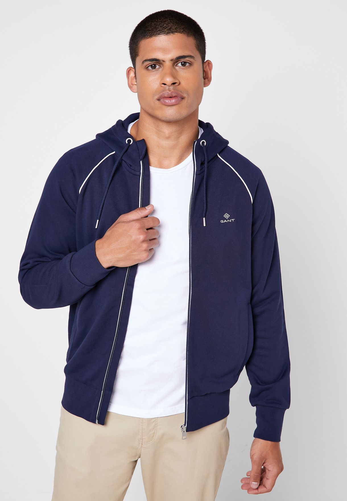 gant hoodie navy