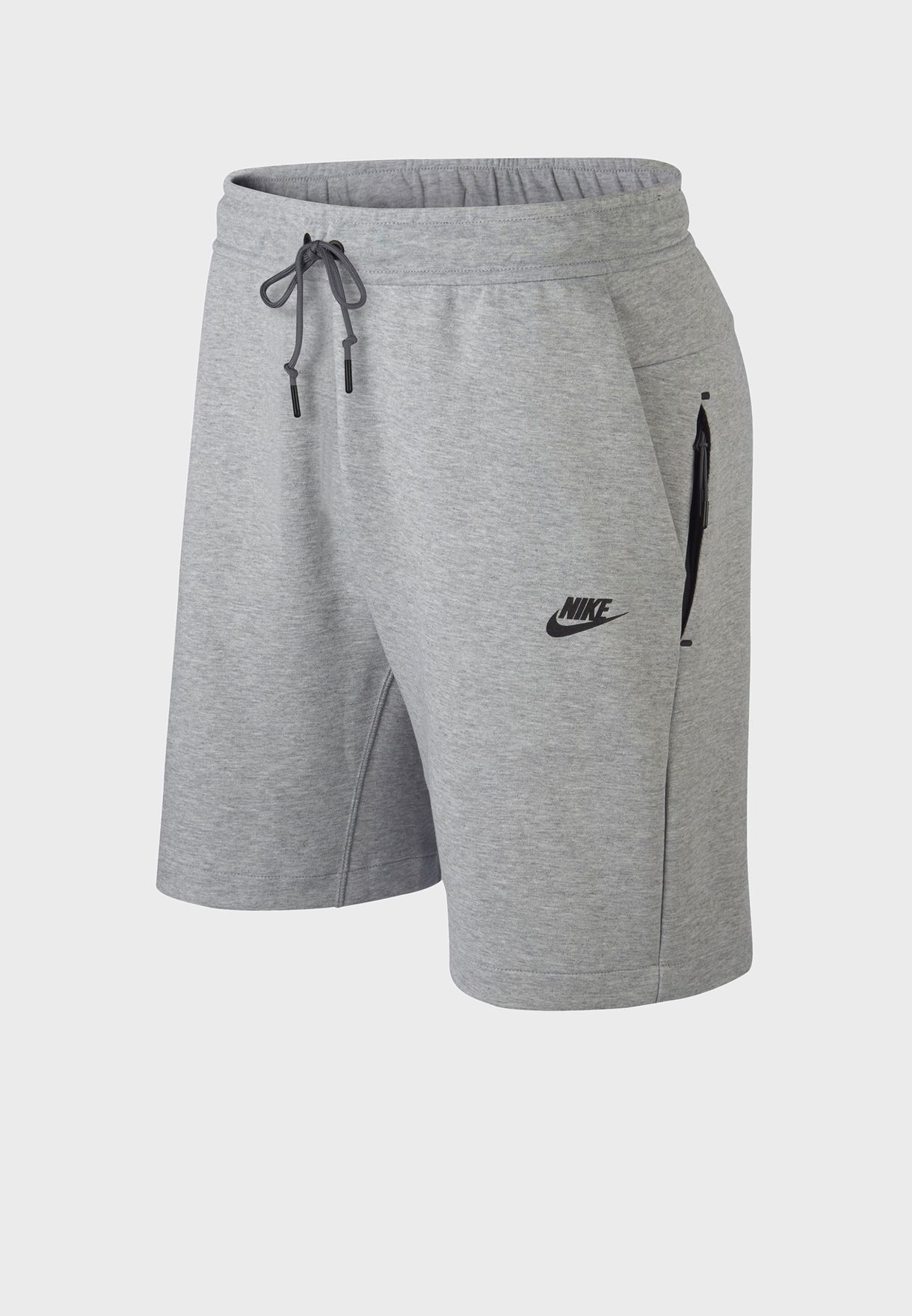 nike grey fleece shorts