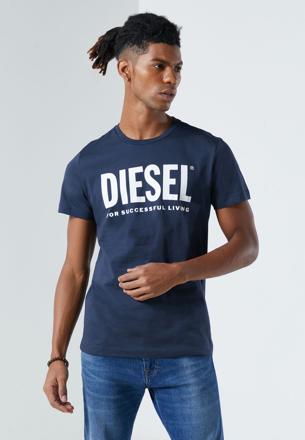 diesel navy t shirt