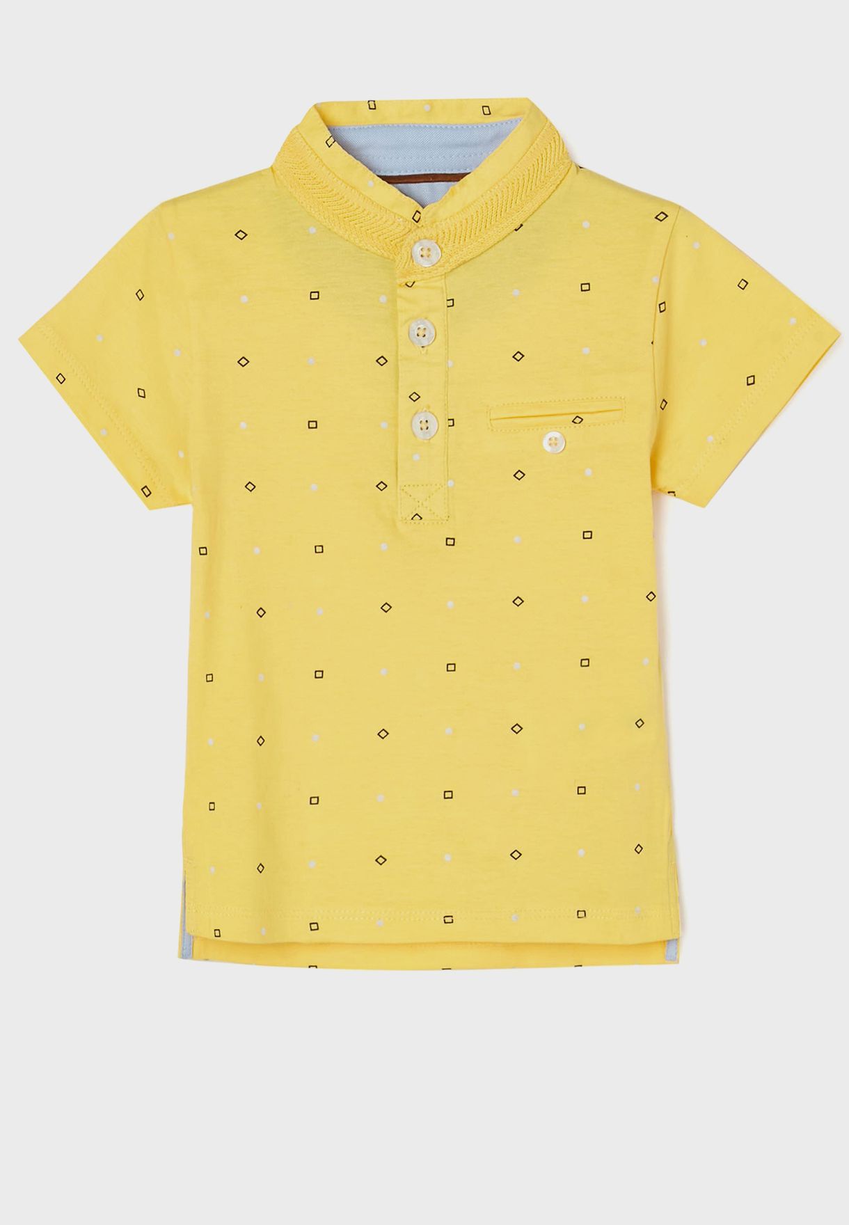 Infant Grandad Collar T-Shirt