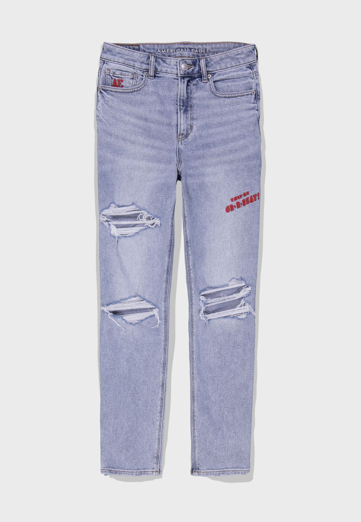 ripped mom jeans american eagle