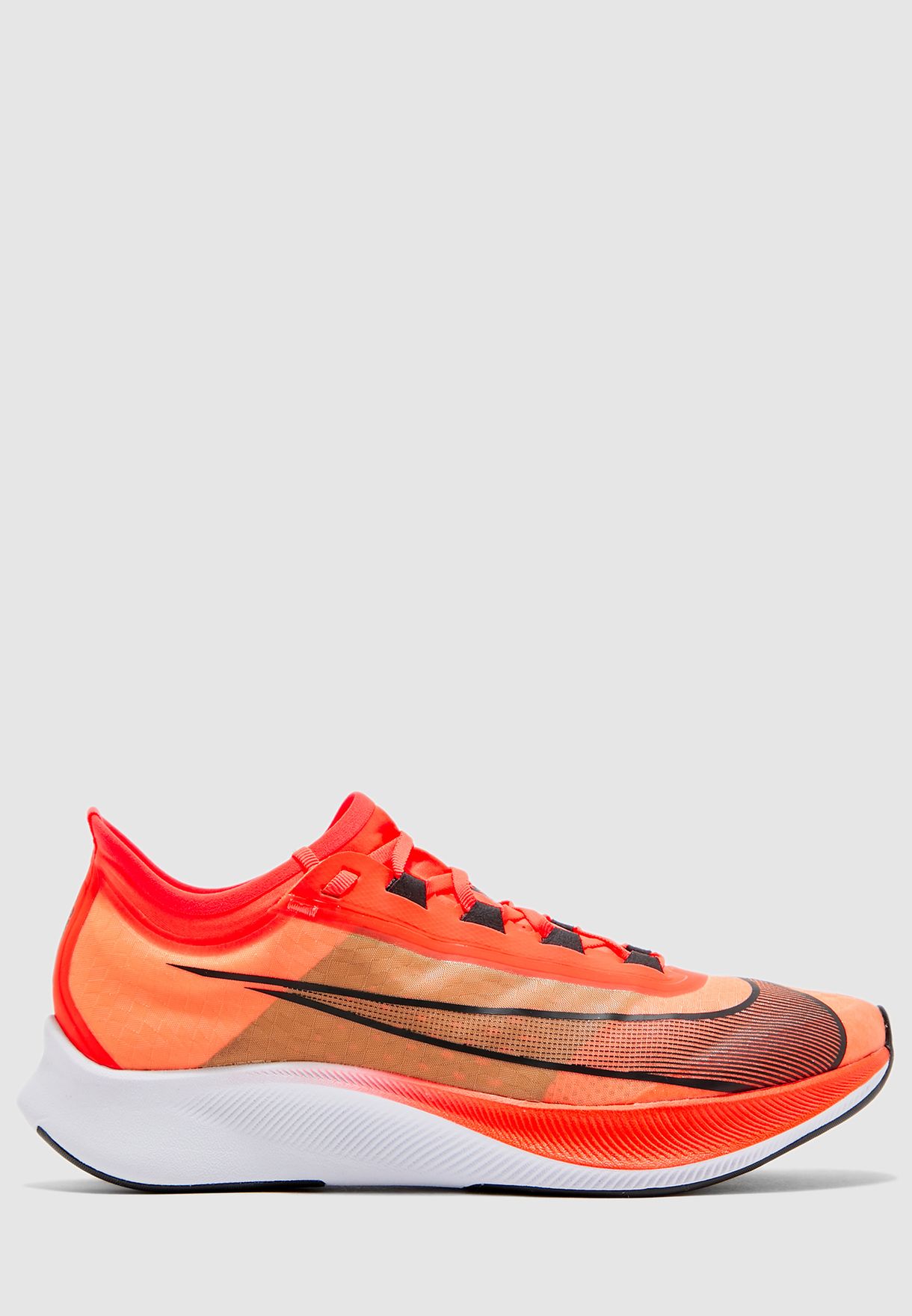 Buy Nike orange Zoom Fly 3 for Men in 
