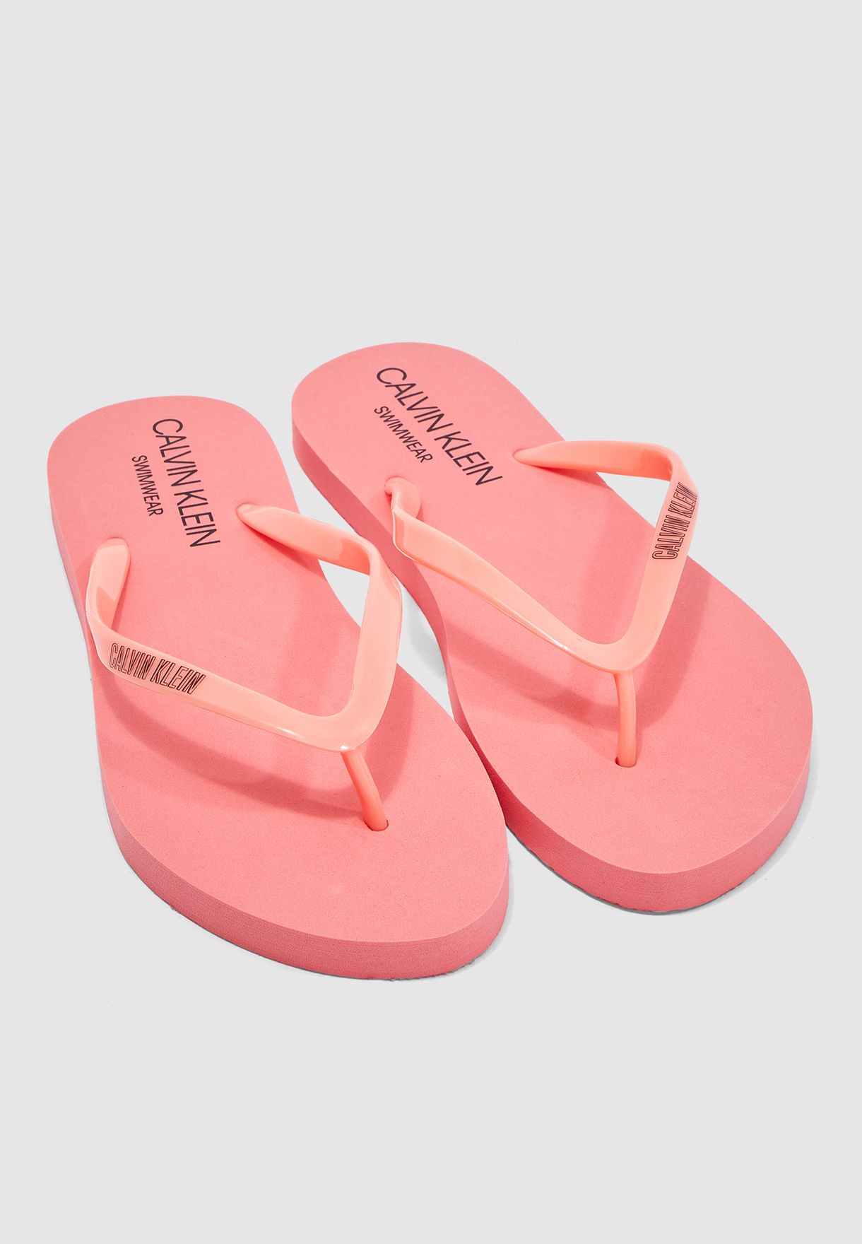 Buy Calvin Klein Pink Flip Flop Sandal For Women In Mena Worldwide Kw0kw00397