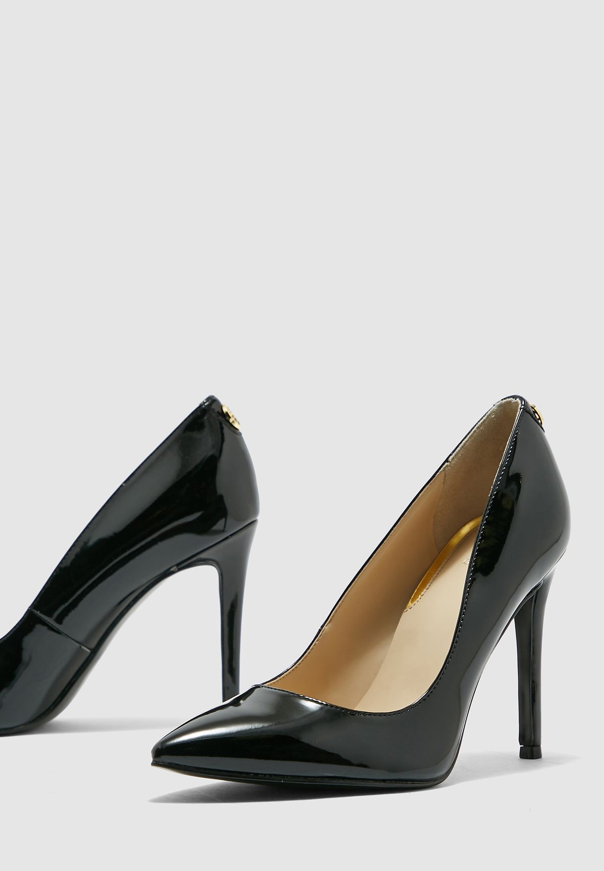 guess black heels