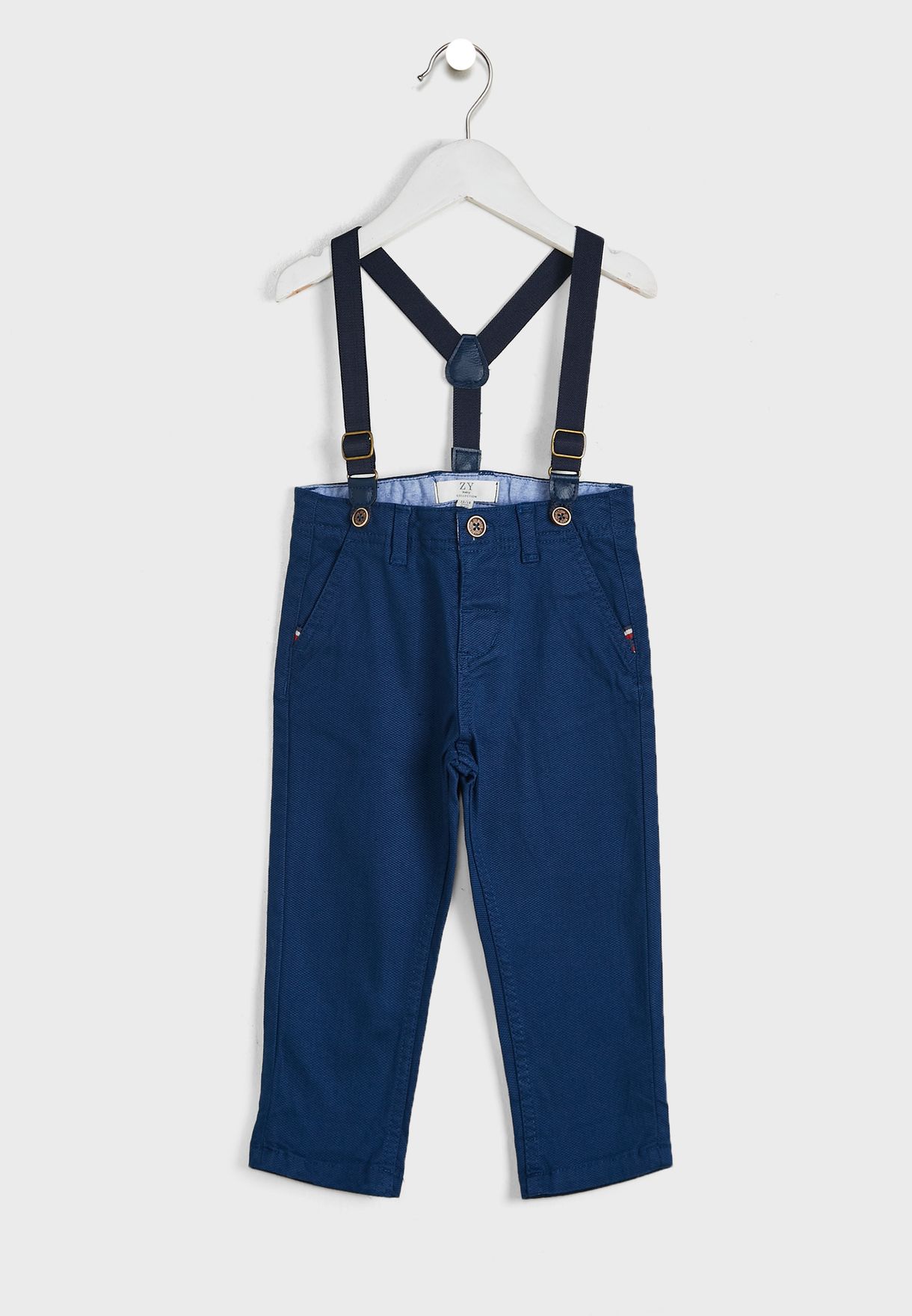 Infant Straight Fit Trousers Fit Suspenders