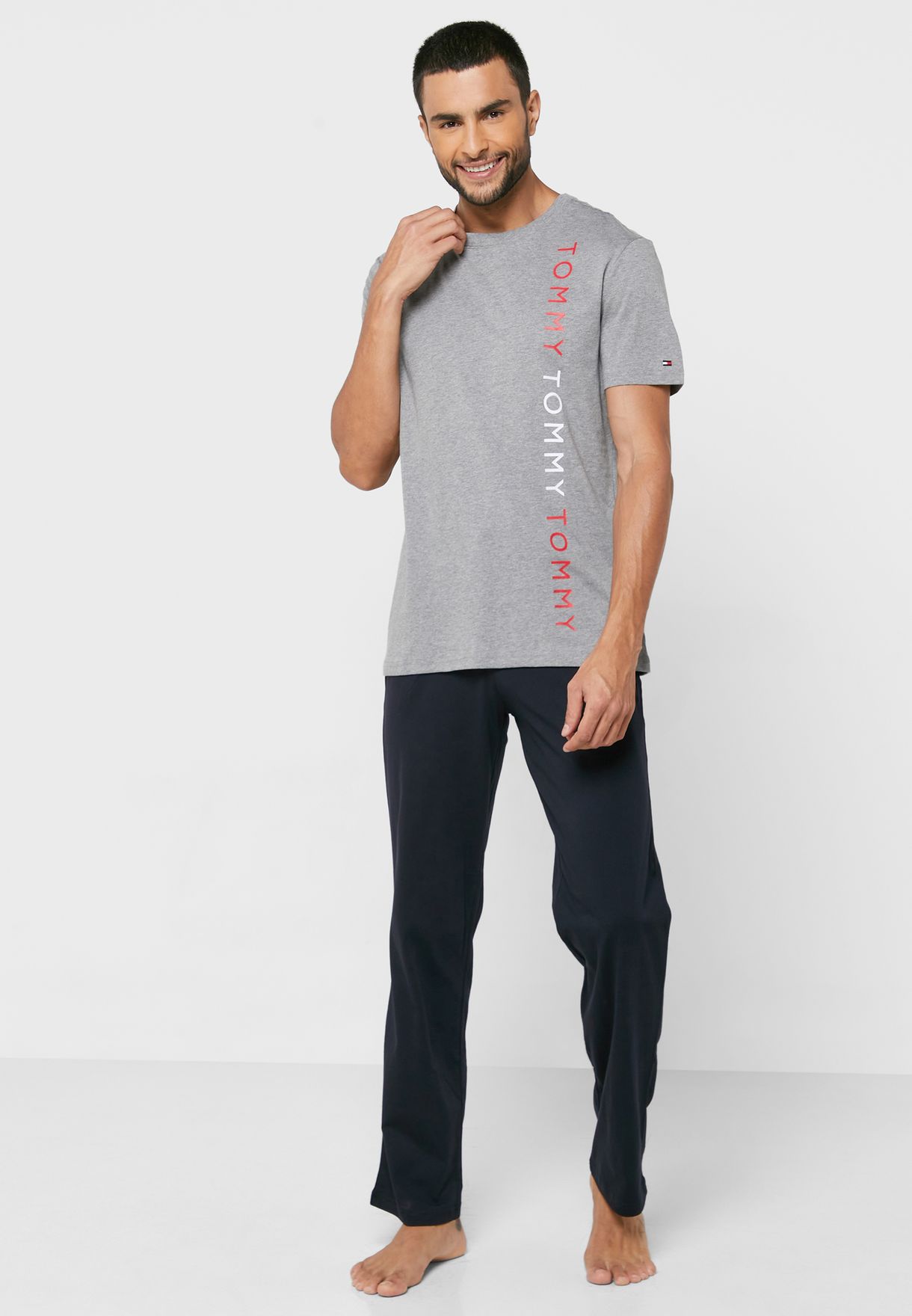 Logo Print Crew Neck T-Shirt