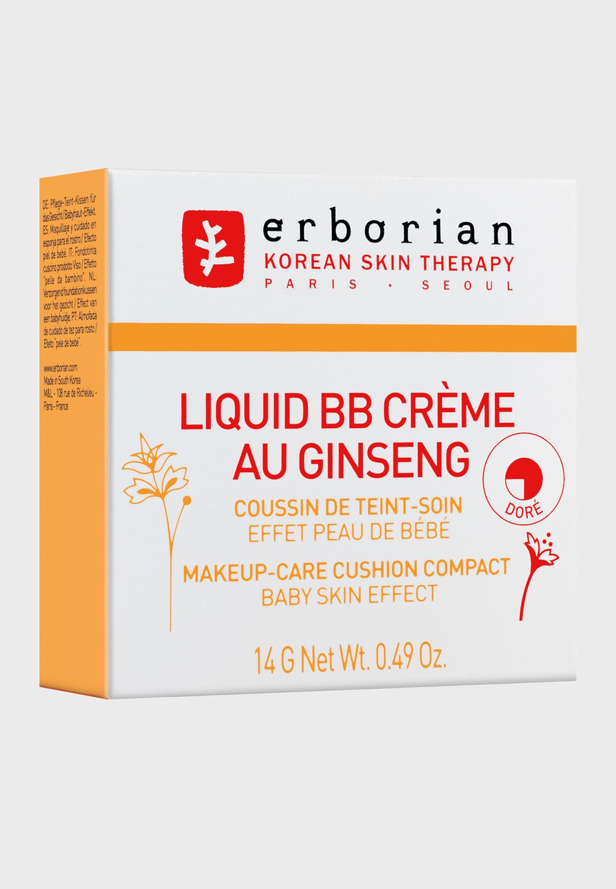 Ramen wassen beet Wardianzaak Buy Erborian Makeup and Skincare clear BB Cream Liquid Compact - Dore for  Women in MENA, Worldwide - 6AA30127