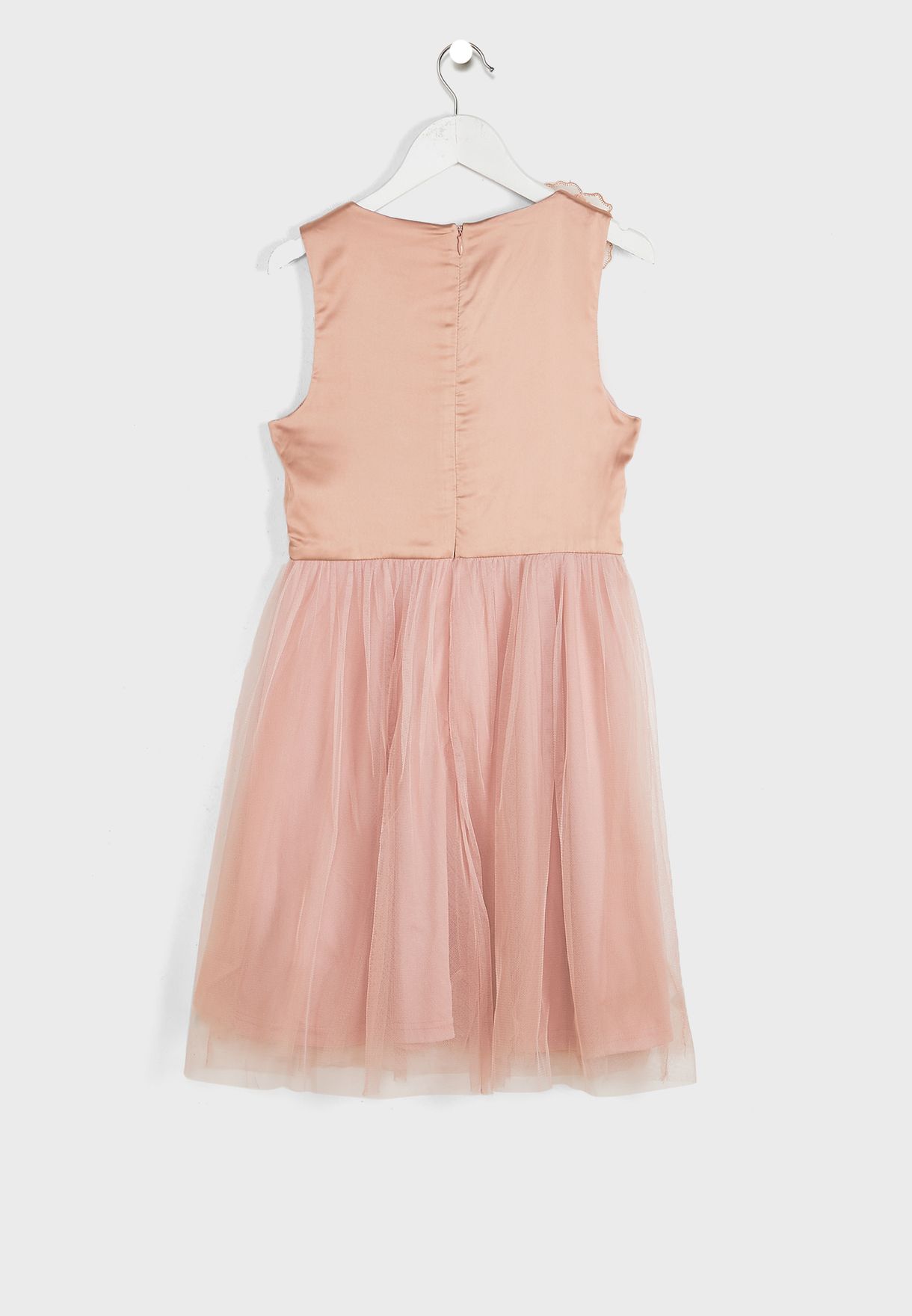 Kids 3D Floral Tulle Skirt Dress