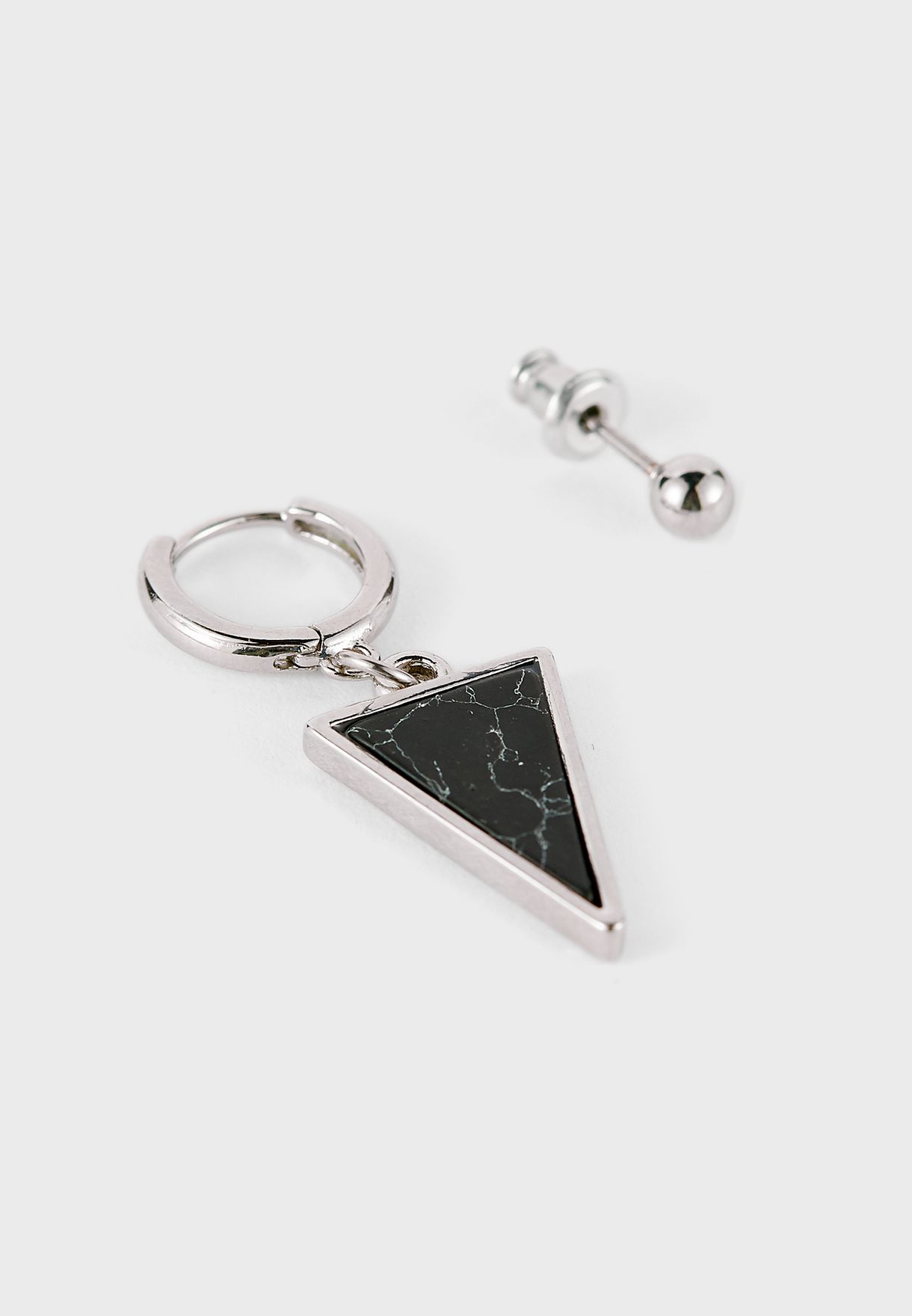 2 Pack Stud And Triangle Pierced Earrings