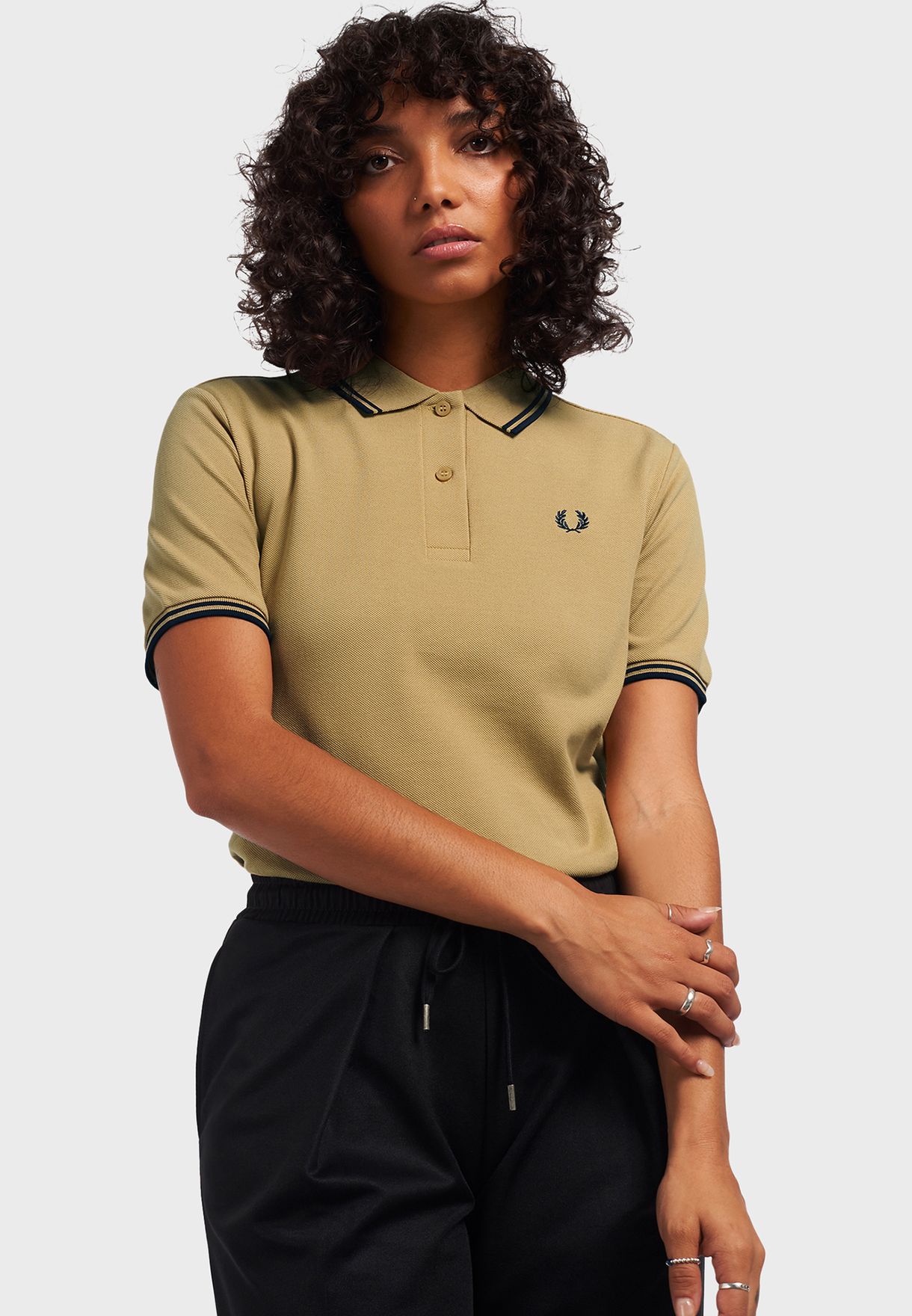 womens fred perry polo t shirt