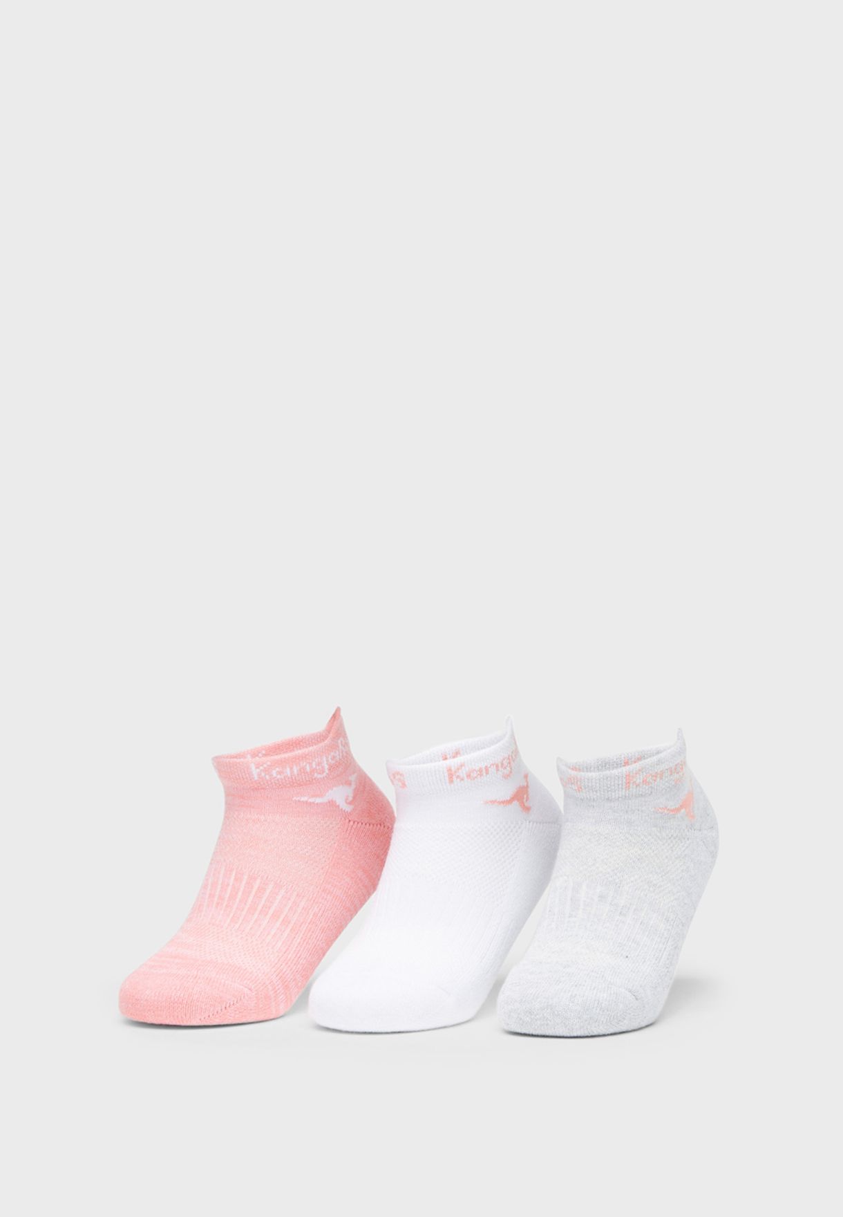 Kids 3 Pack Crew Socks