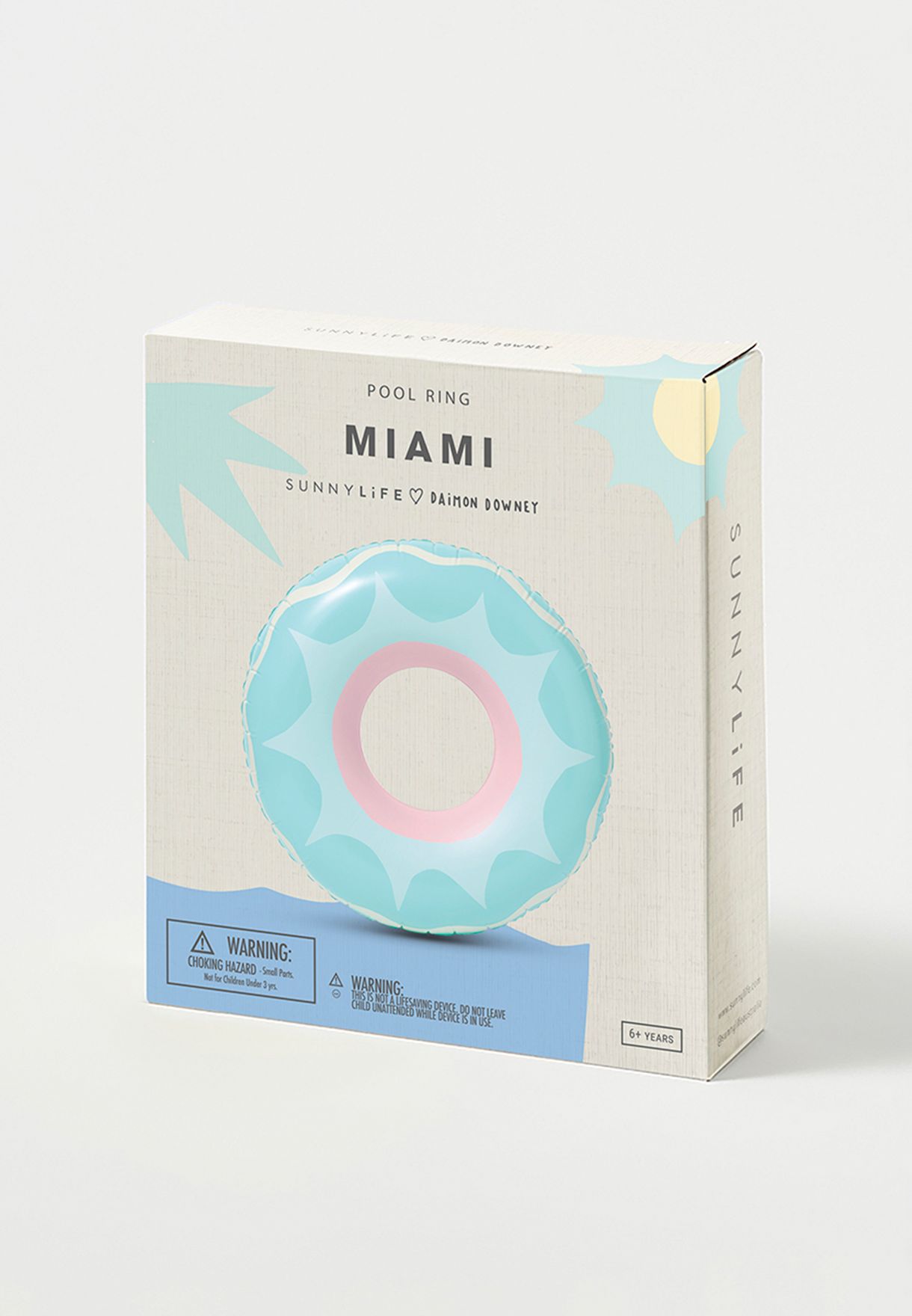 Luxe Miami Inflatable Pool Ring Float