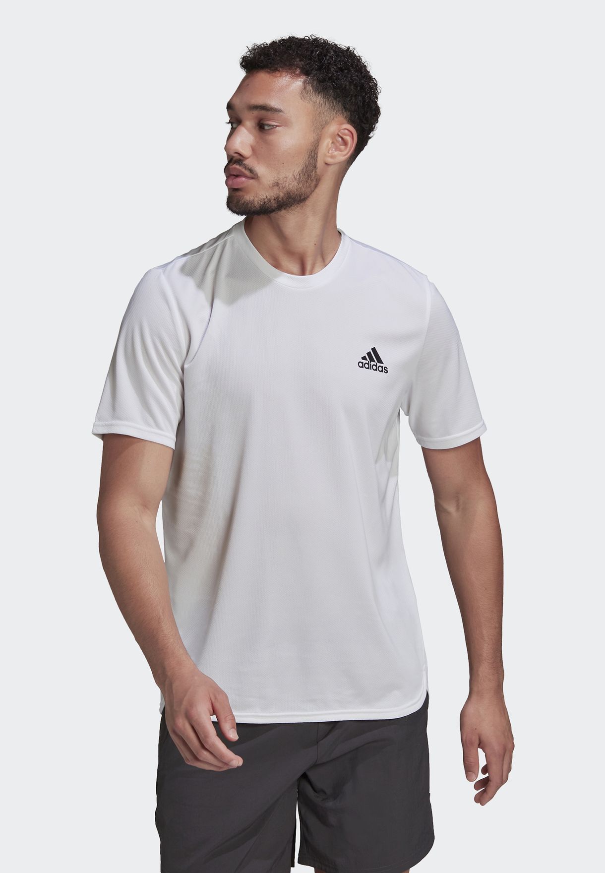 Buy adidas white Aeroready Designed 4 Movement T-Shirt for Kids in MENA ...