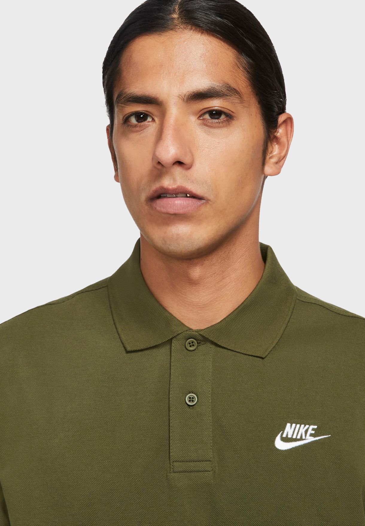 nike polo olive