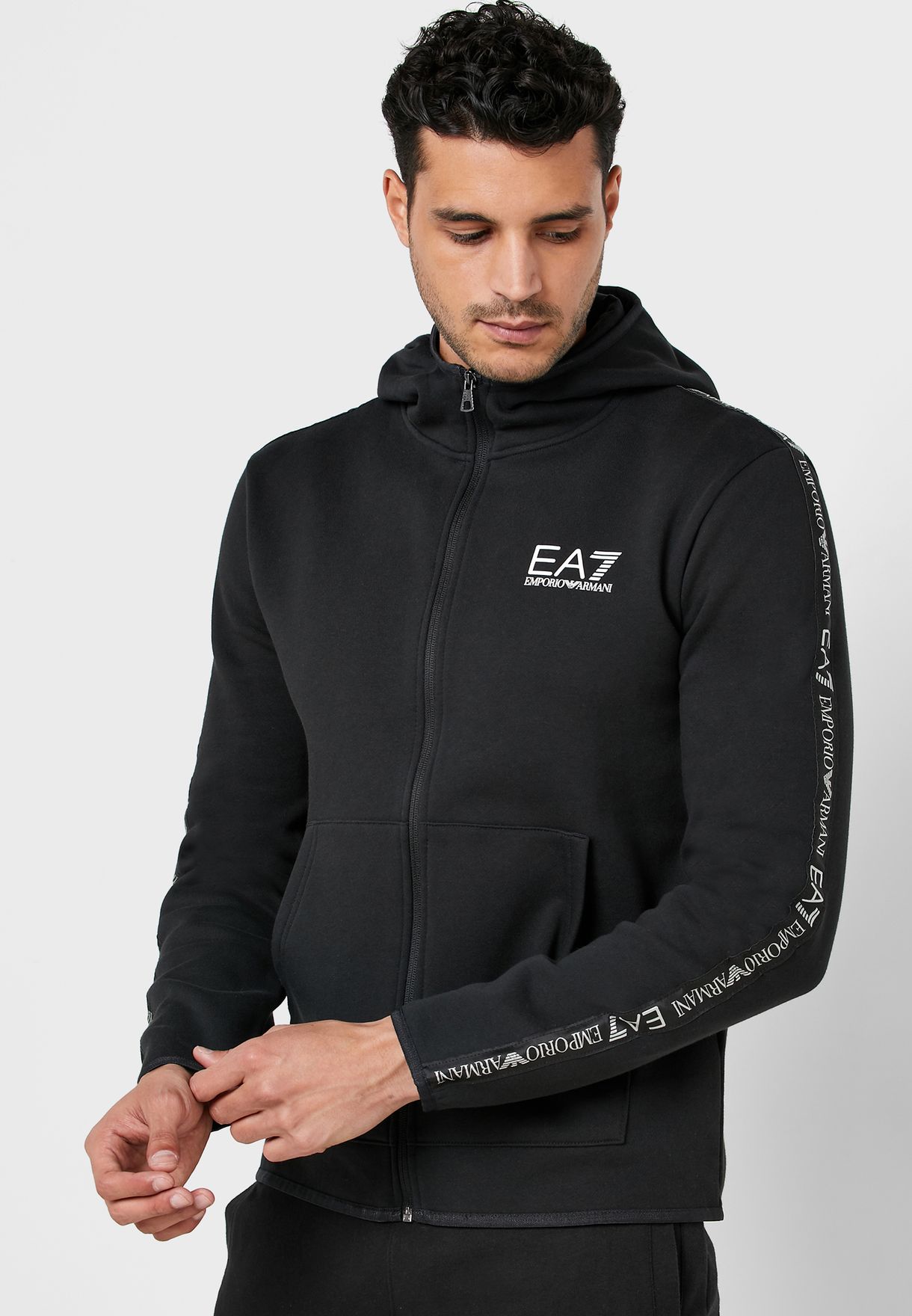 ea7 tape hoodie