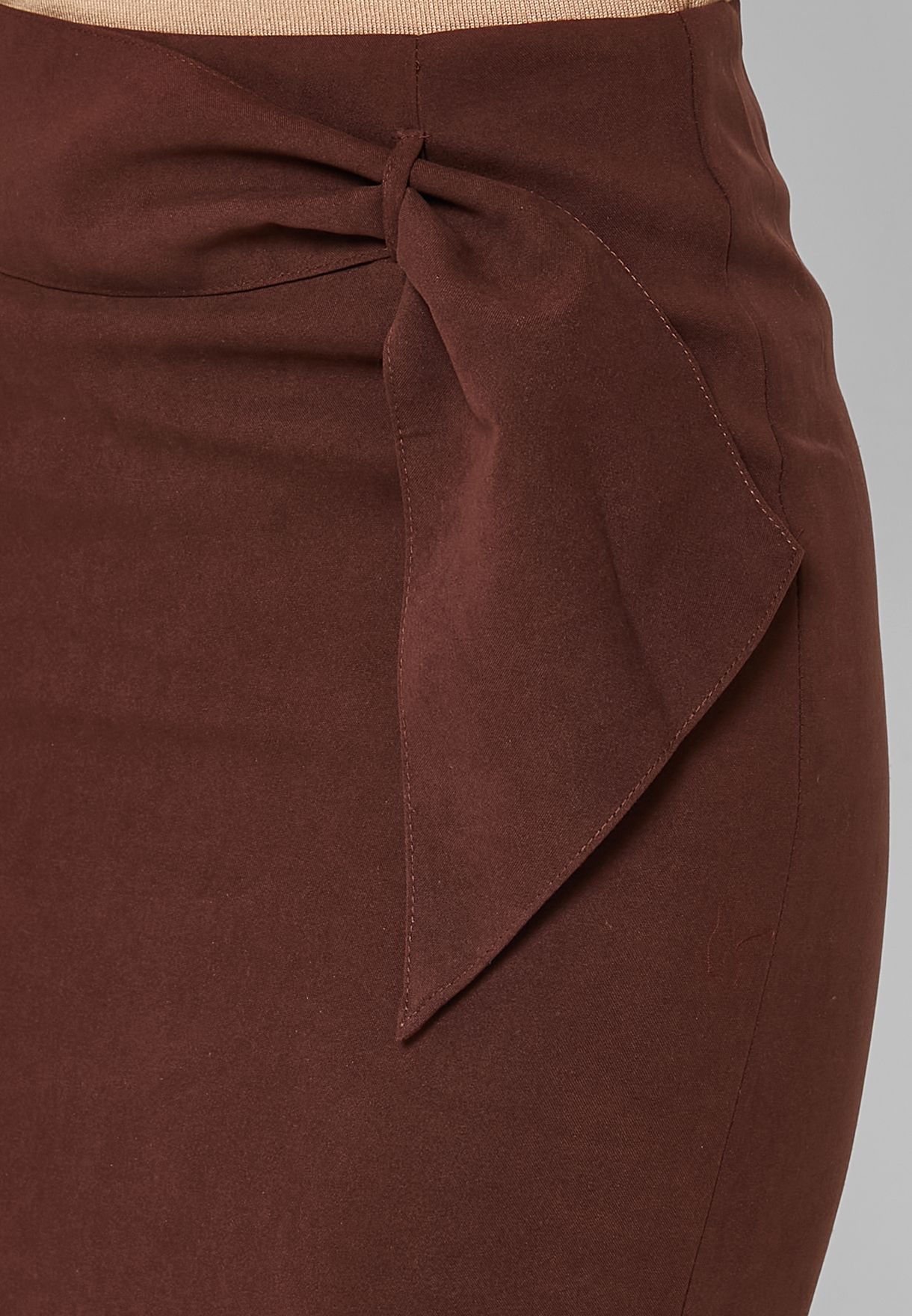 Waist Twist Detail Skirt