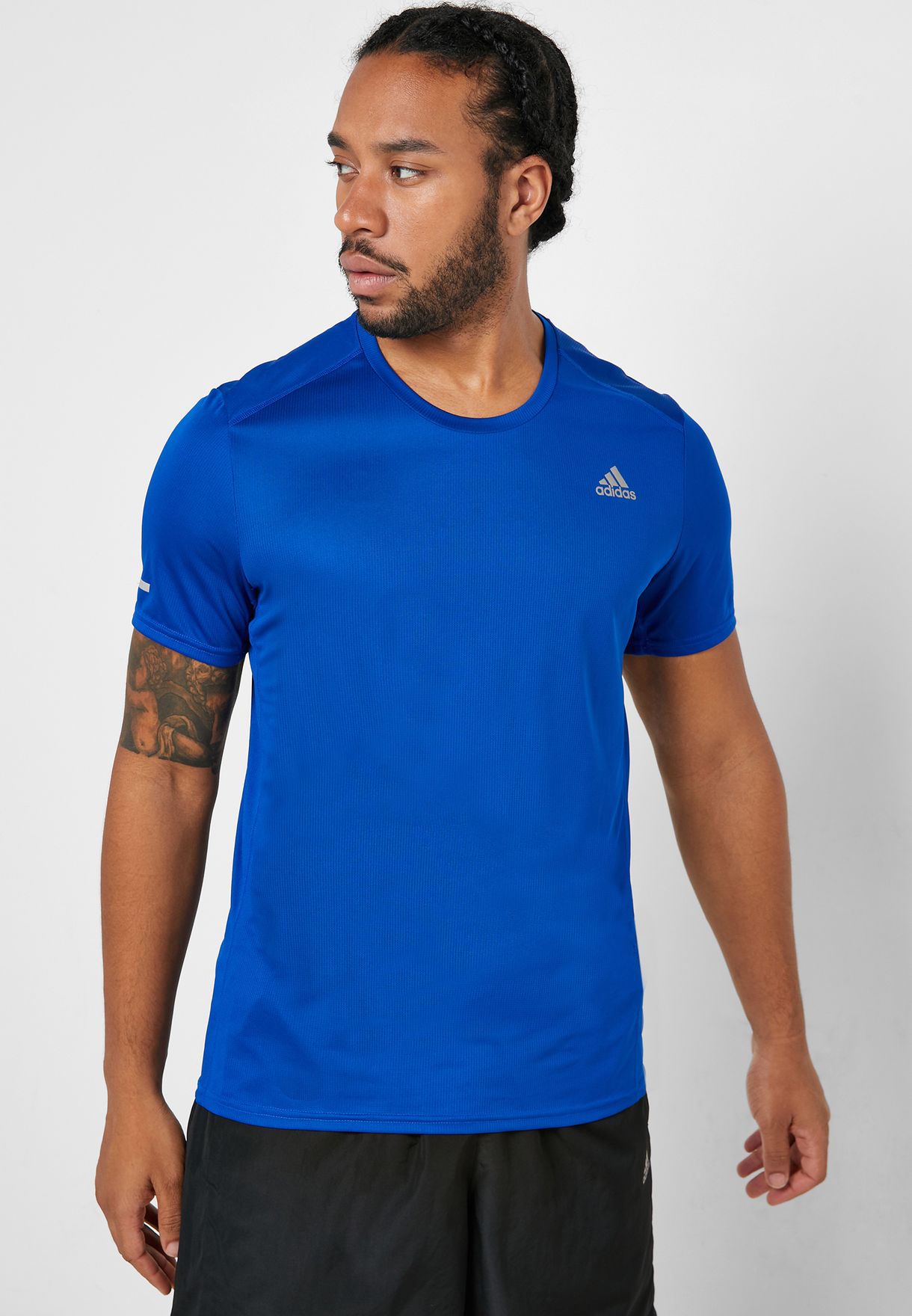 adidas blue t shirt