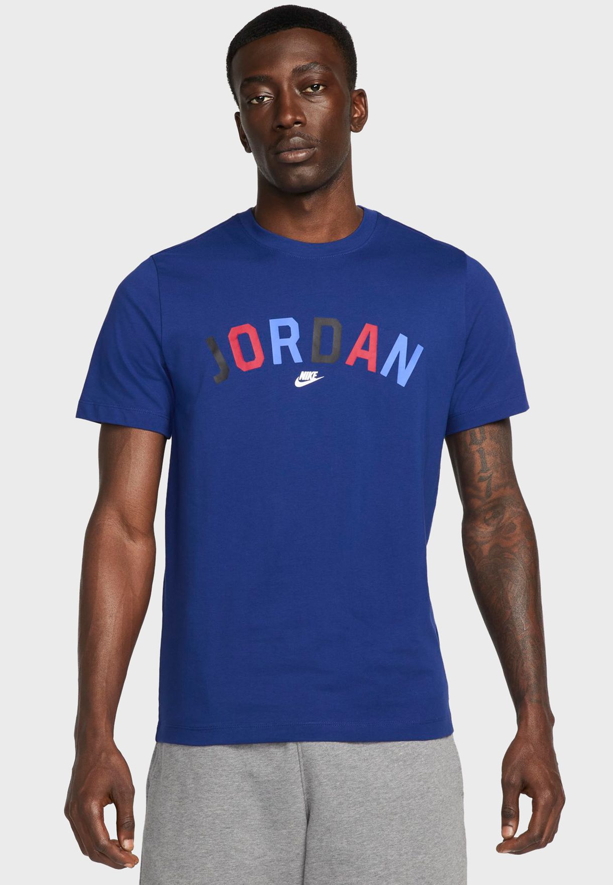 Buy Jordan blue Jordan Wordmark for Men in MENA, Worldwide