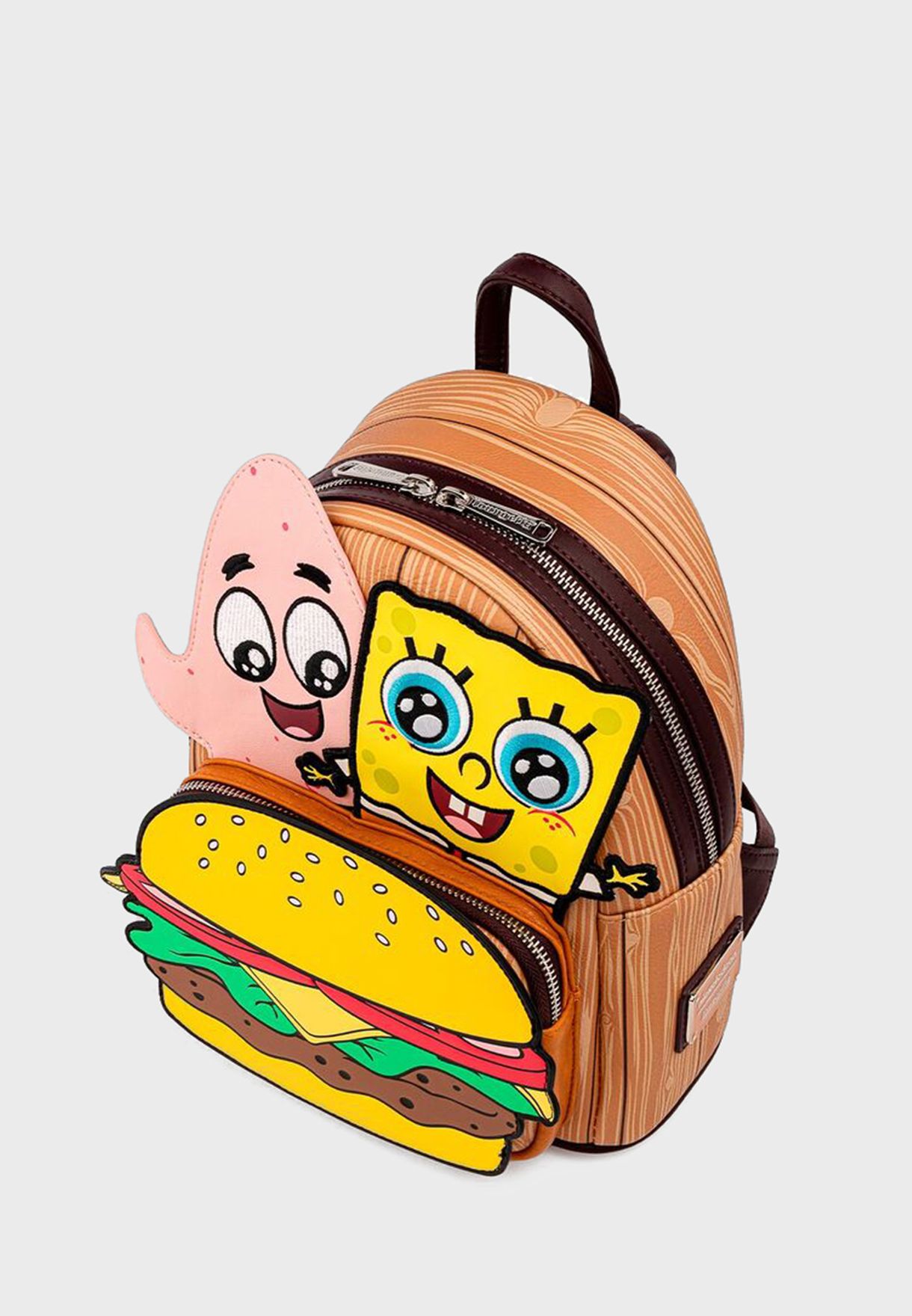 Kids Spongebob Crabby Patty Backpack