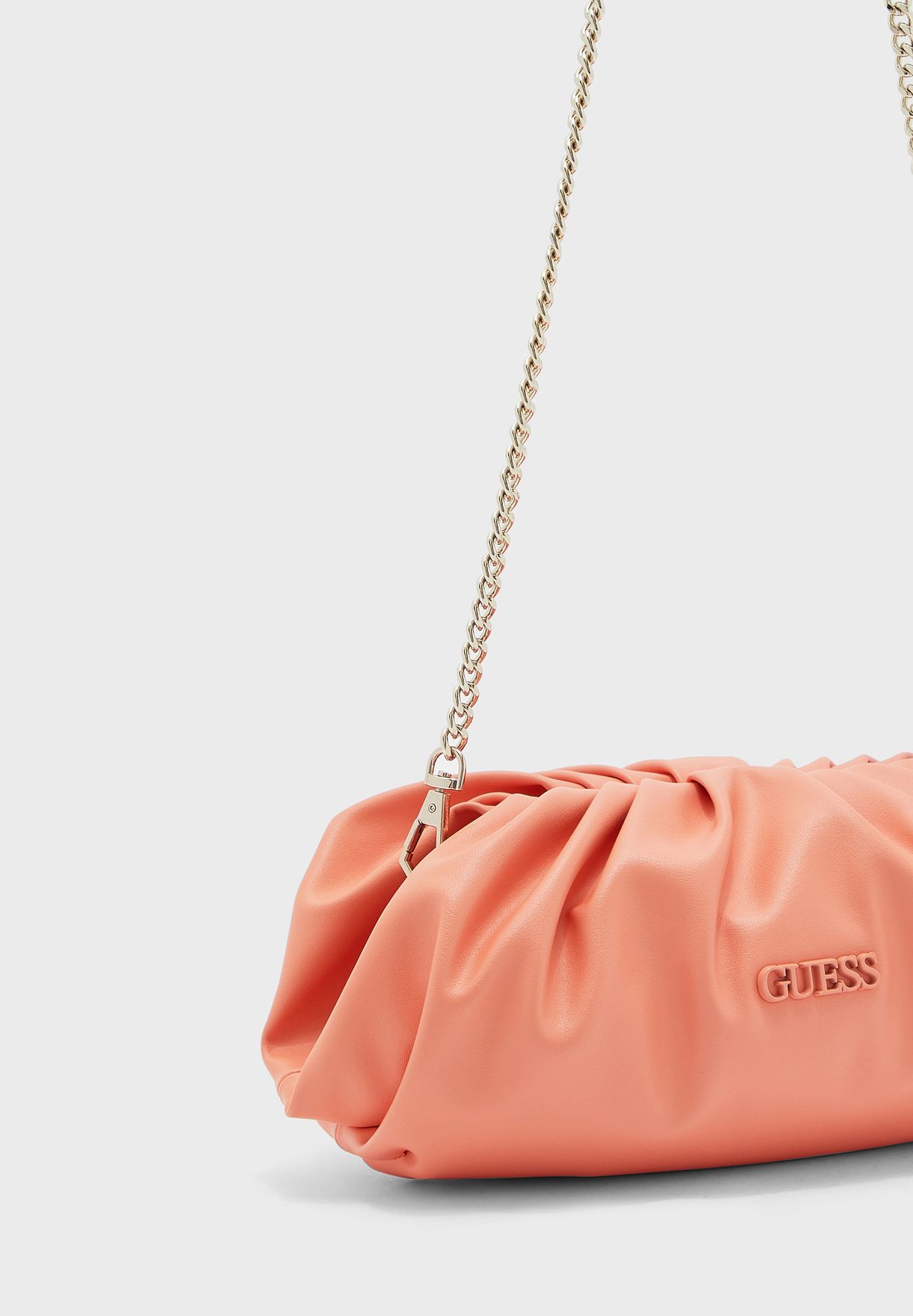 Guess pink clutch sale