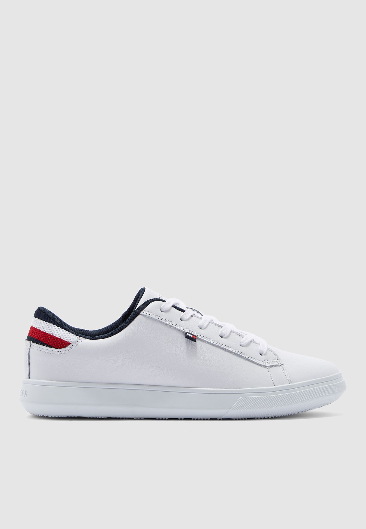 tommy hilfiger essential leather detail cupsole