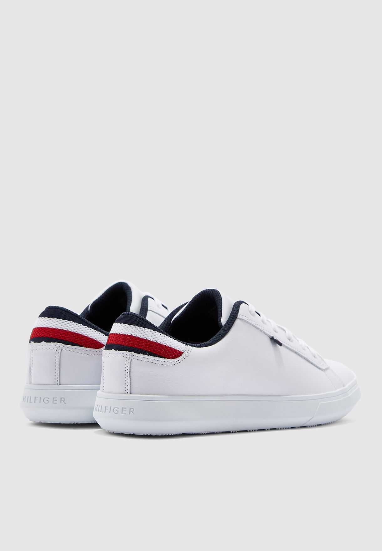 tommy hilfiger essential leather detail cupsole