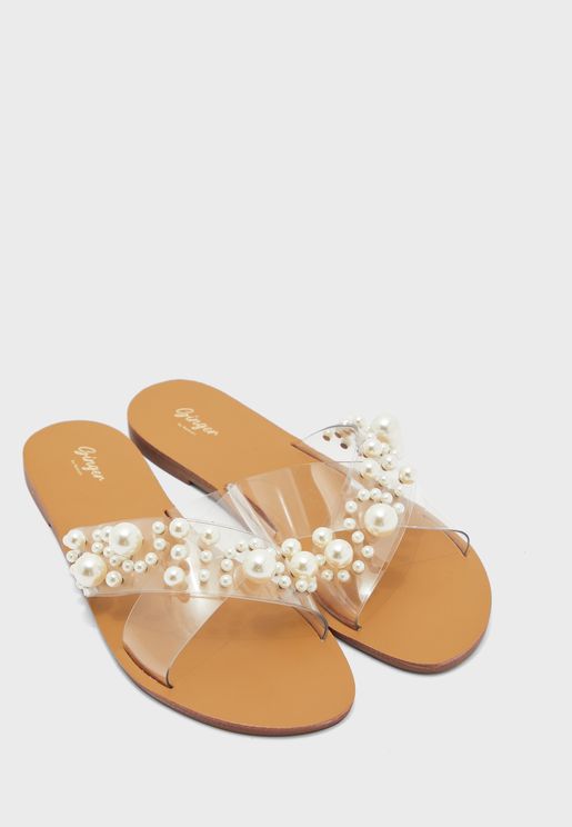 ginger flat sandals