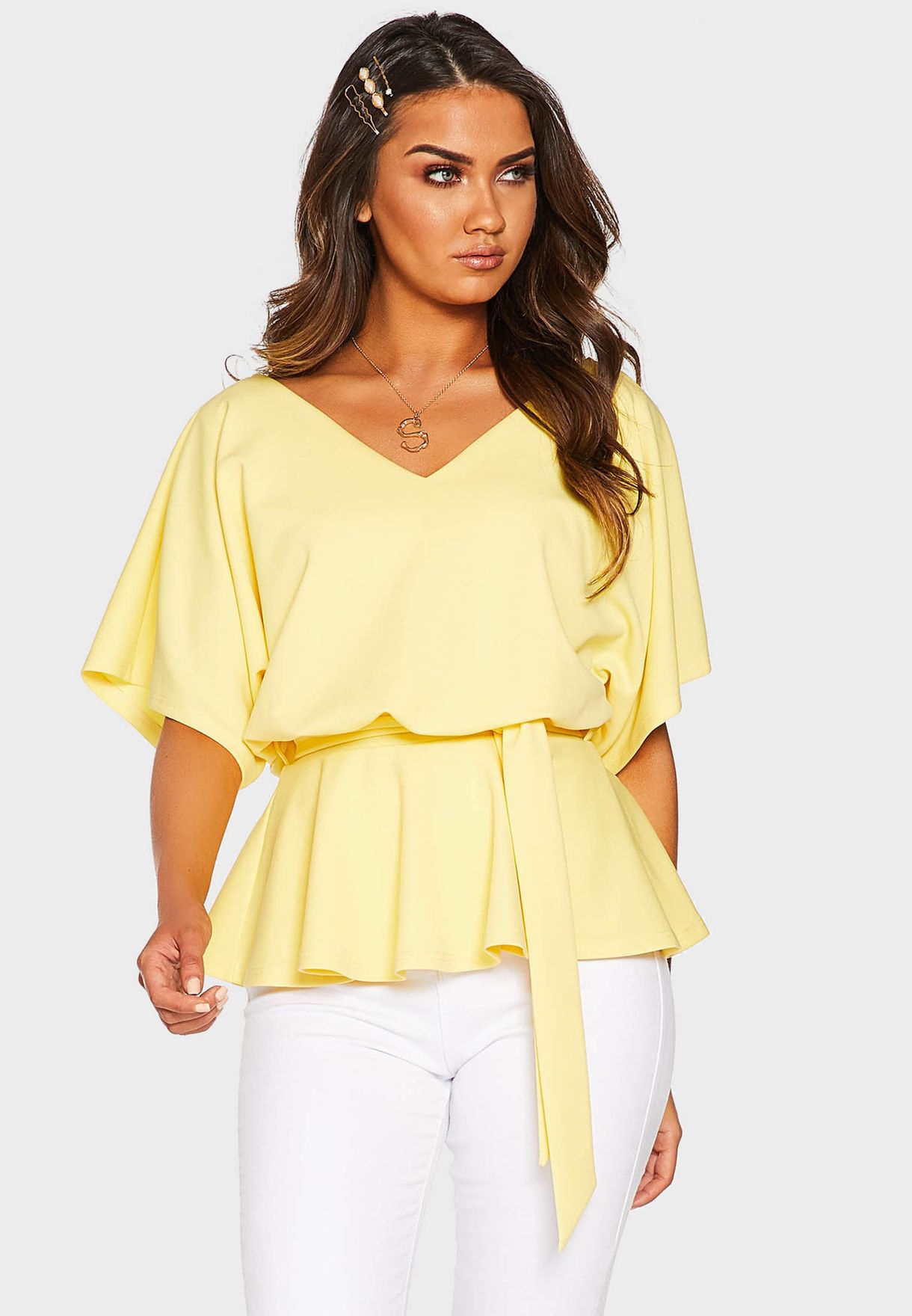 quiz batwing top