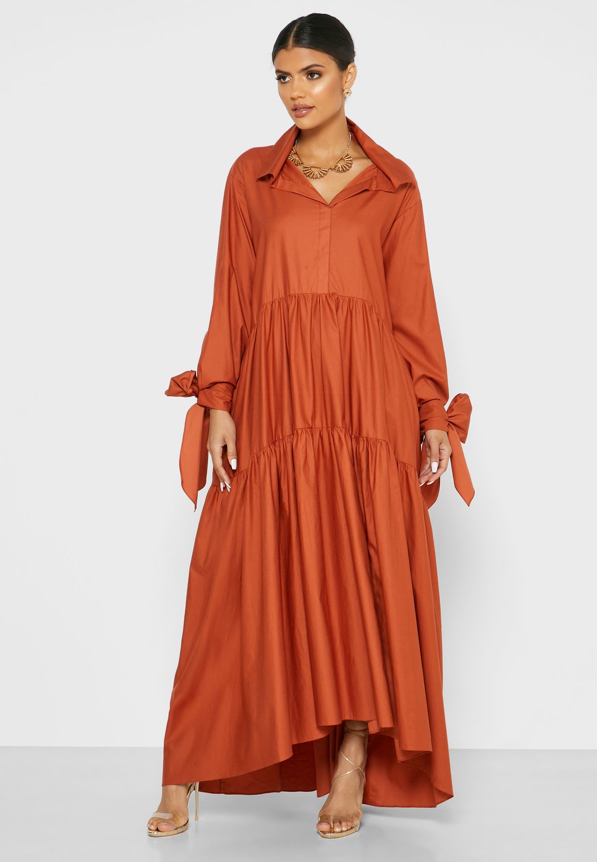 long sleeve maxi dress cheap