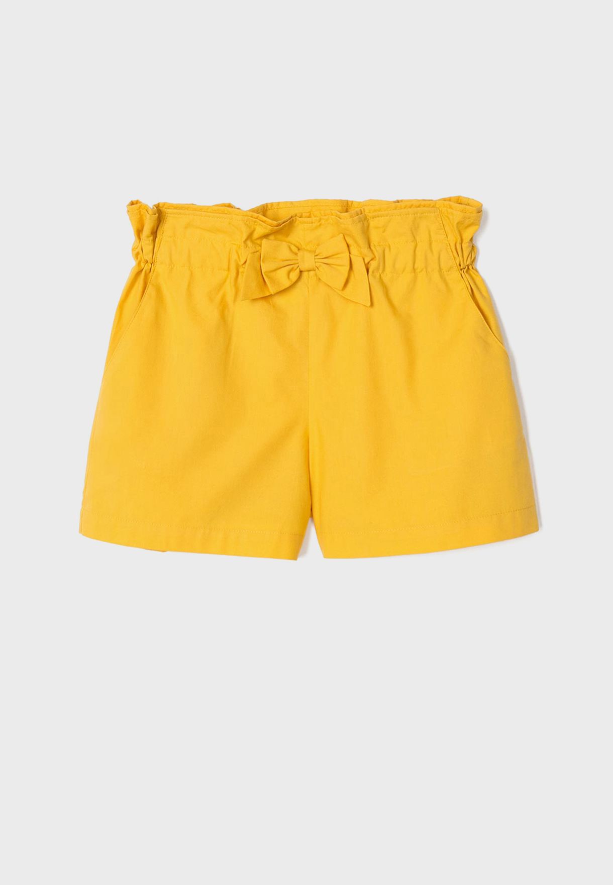 Kids Paperbag Waist Shorts