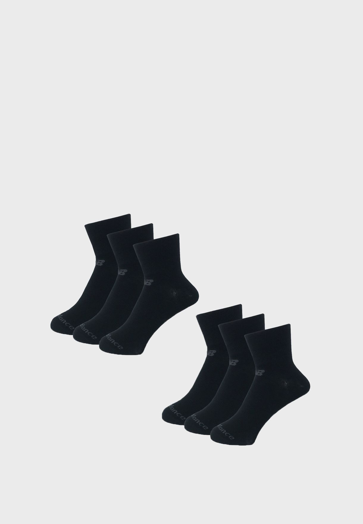 6 Pack Performance Knit Ankle Socks
