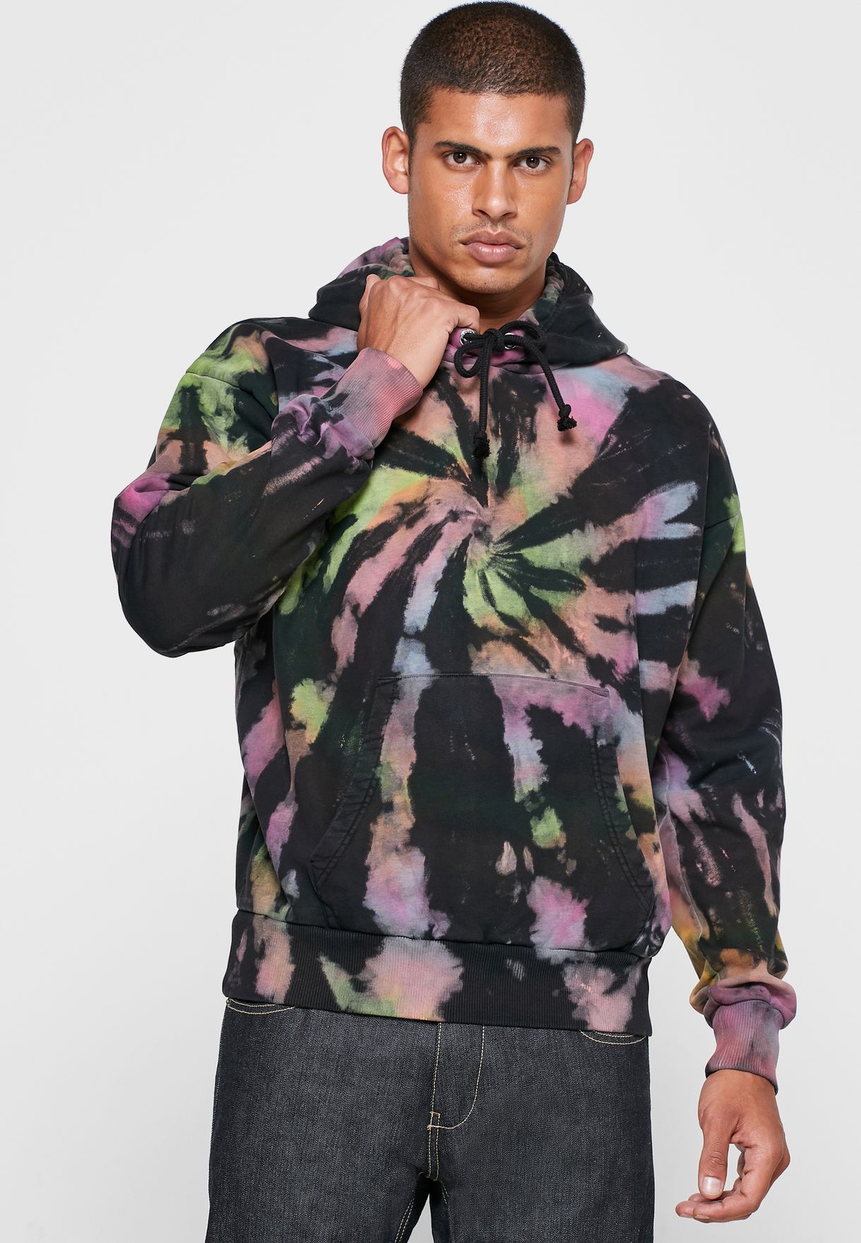 diesel tie dye hoodie