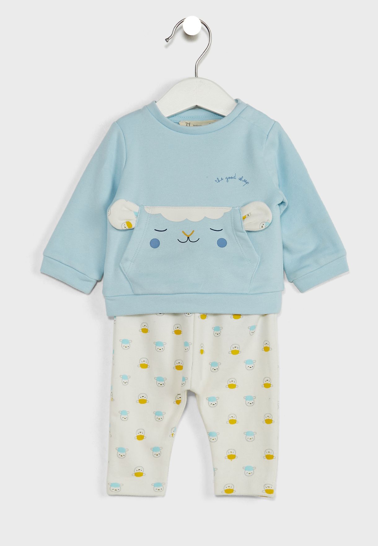 Infant Printed T-Shirt & Pyjama Set