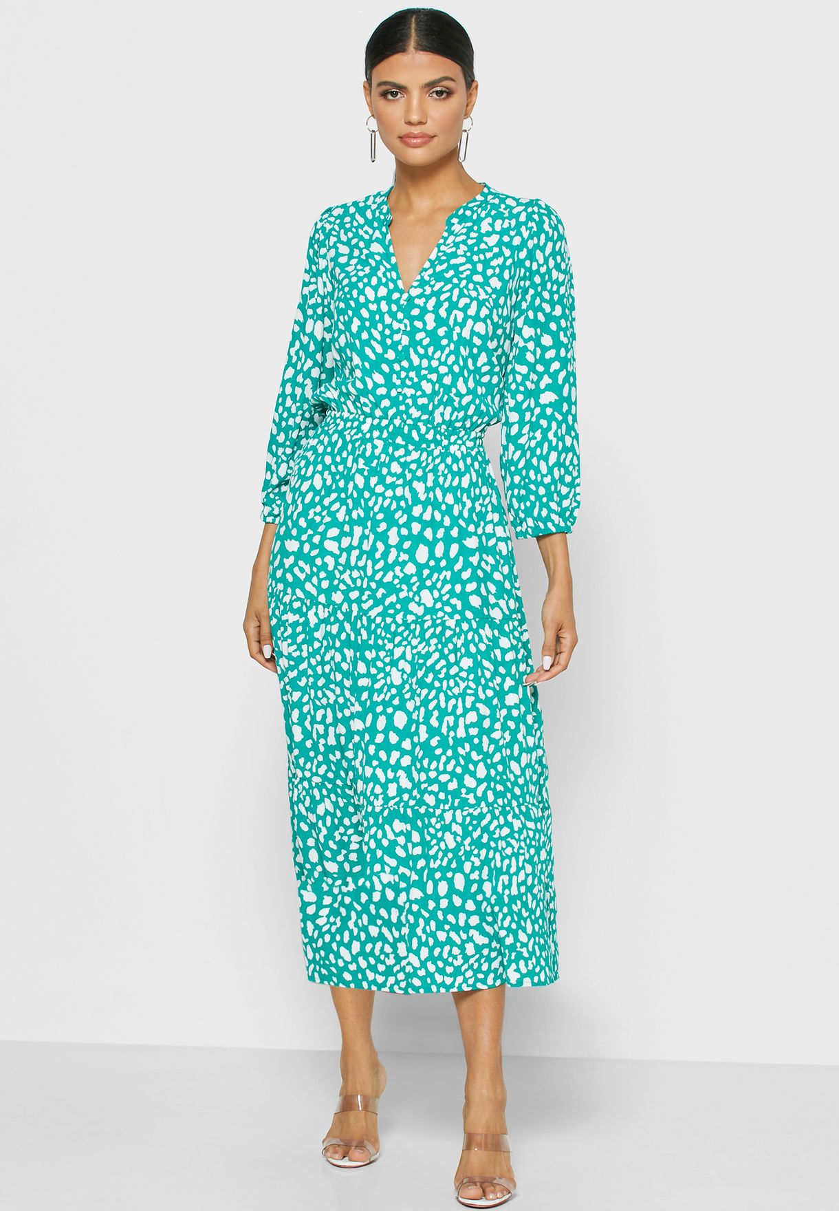 reserved green dress