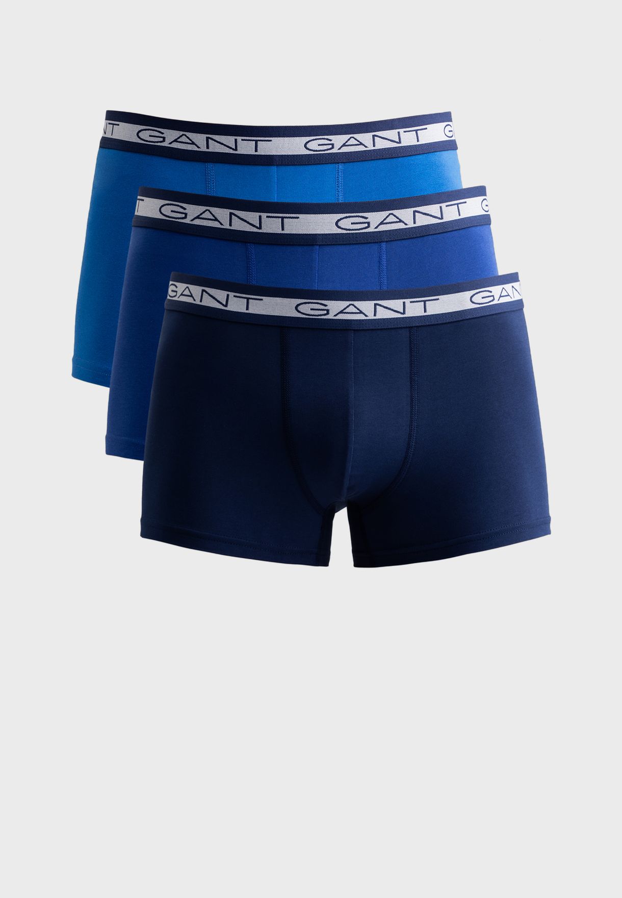 3 Pack Assorted Logo Band Trunks