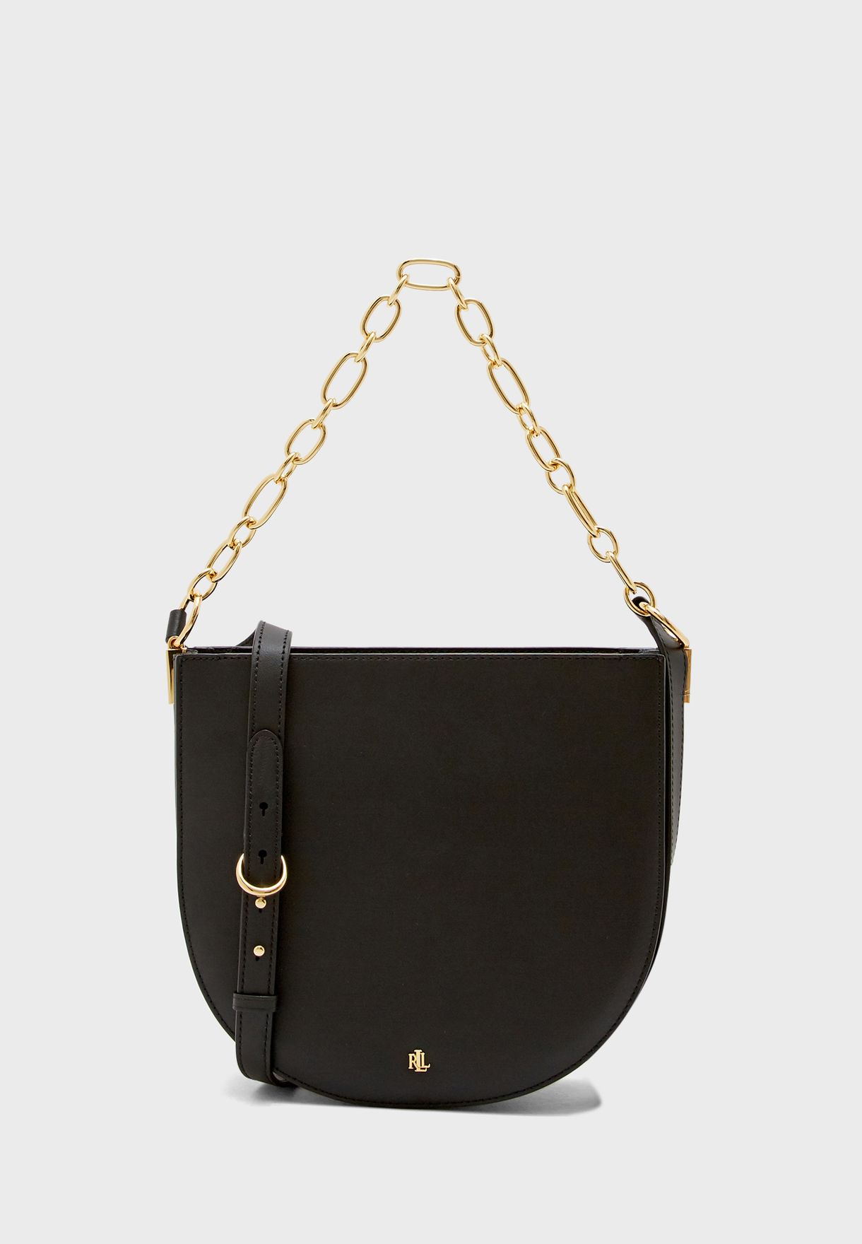 ralph lauren black shoulder bag