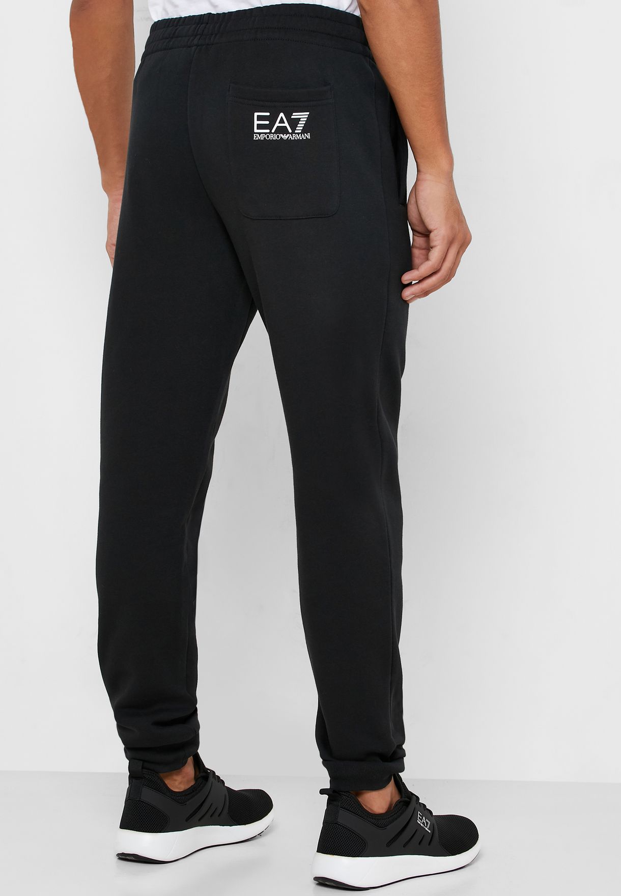 Buy Ea7 Emporio Armani black Logo Series Sweatpants for Men in Riyadh,  Jeddah