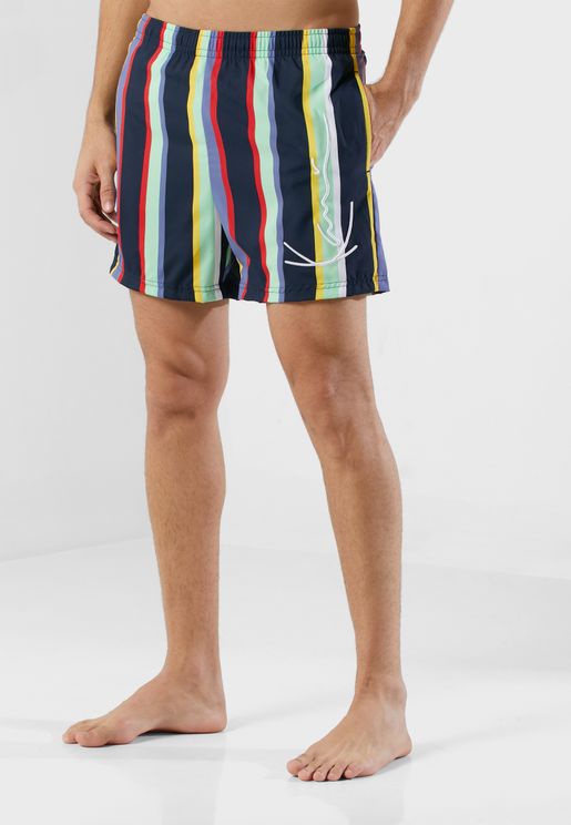 karl kani pinstripe shorts