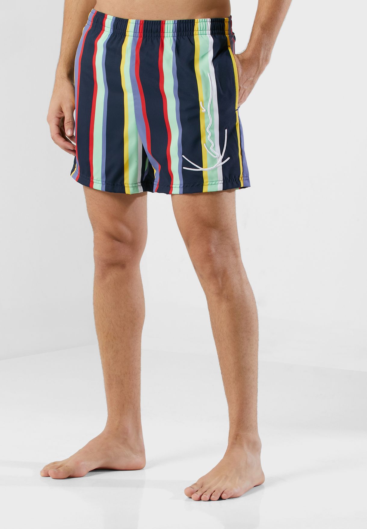 Signature Stripe Board Shorts