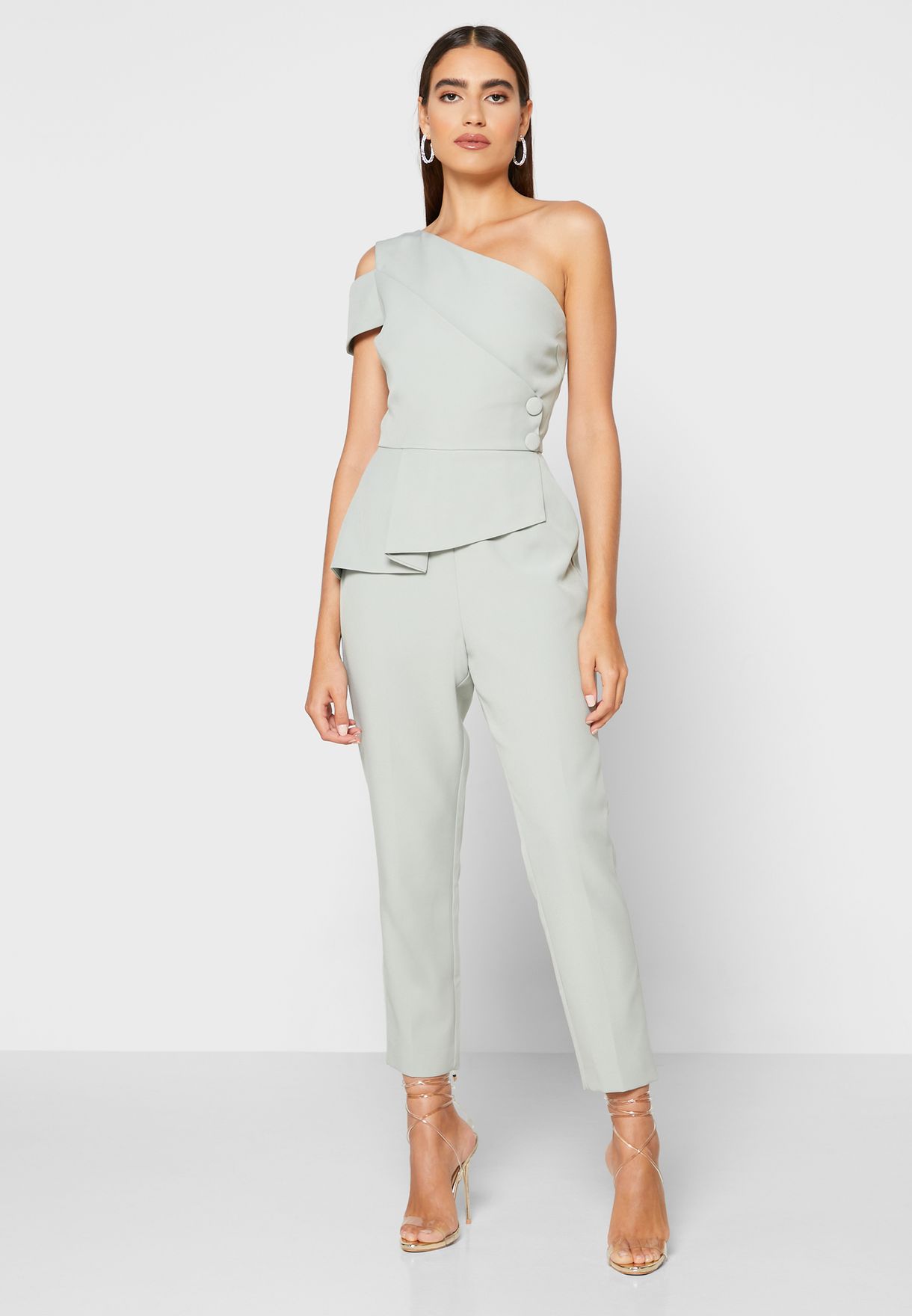 lavish alice sage jumpsuit