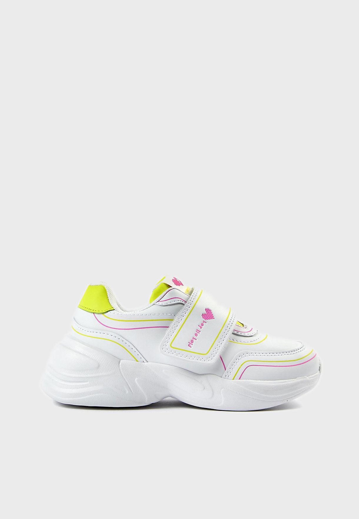 Kids Double Strap Velcro Sneakers