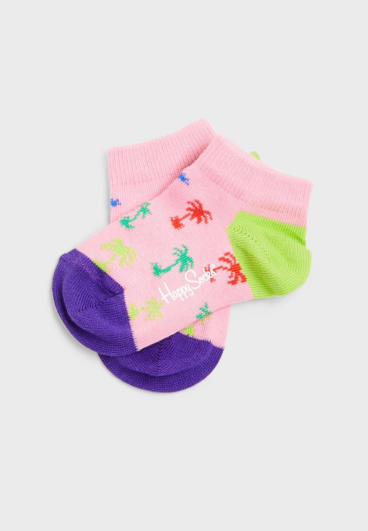 Kids 2 Pack Flamingo Ankle Socks