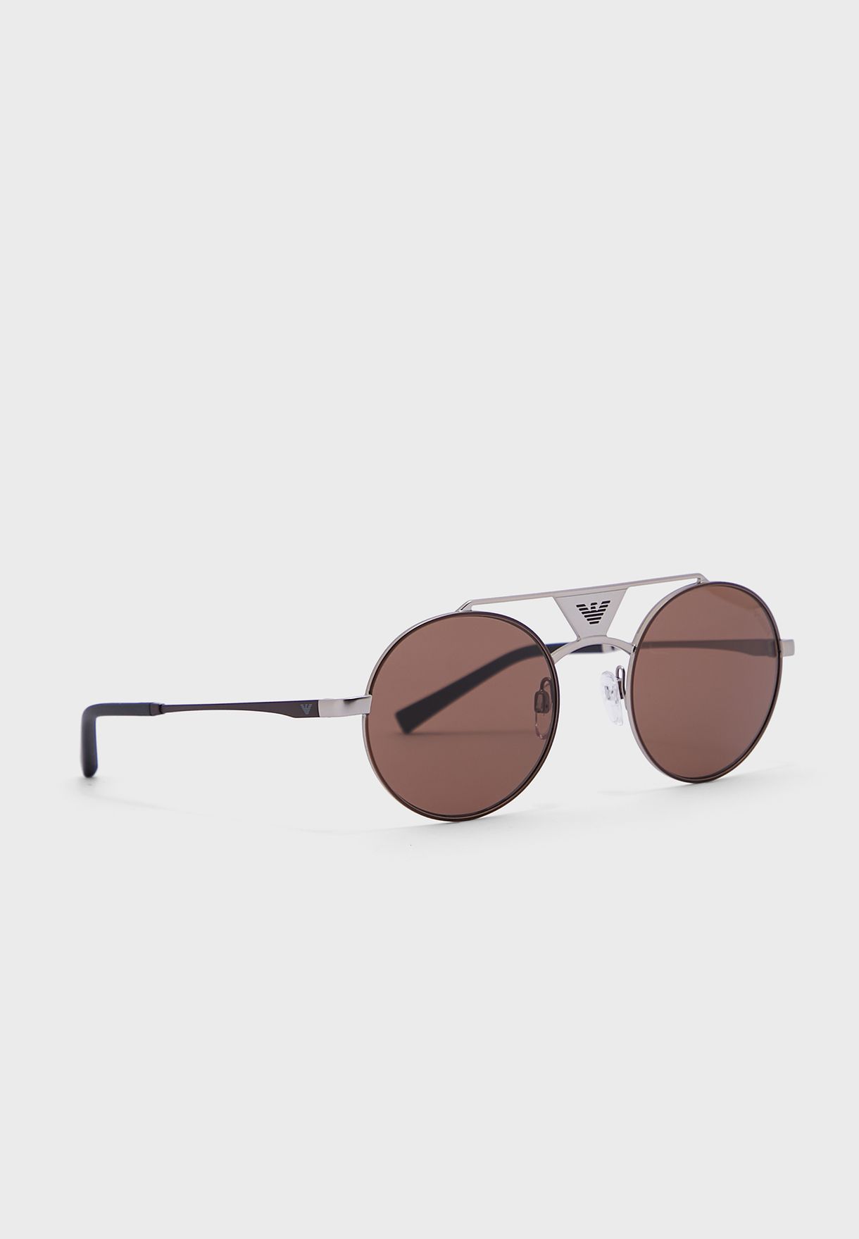 Buy Emporio Armani silver 0Ea2120 Round Sunglasses for Men in Muscat,  Salalah