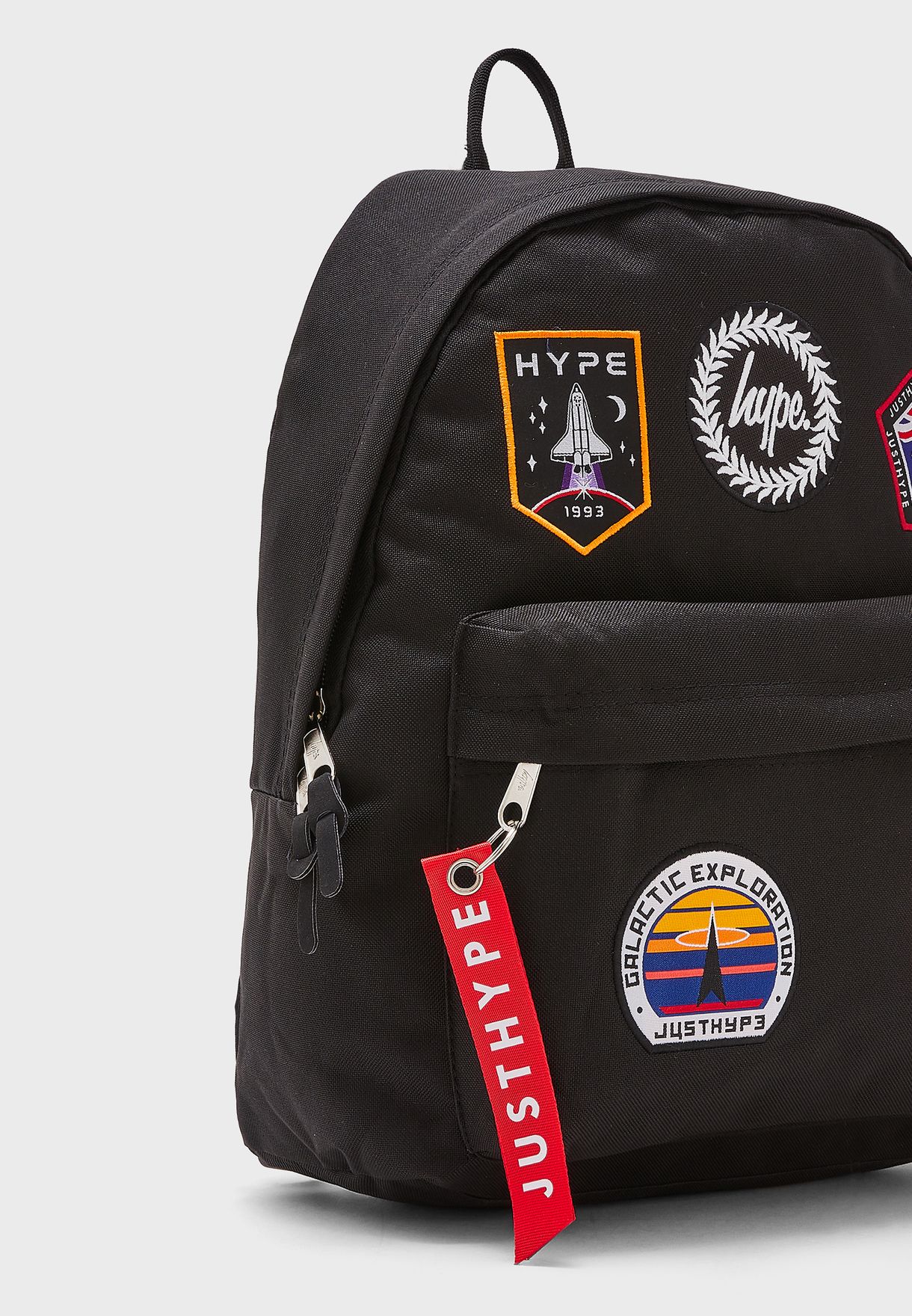 hype black badge backpack