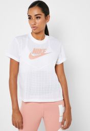 nike heritage mesh t shirt