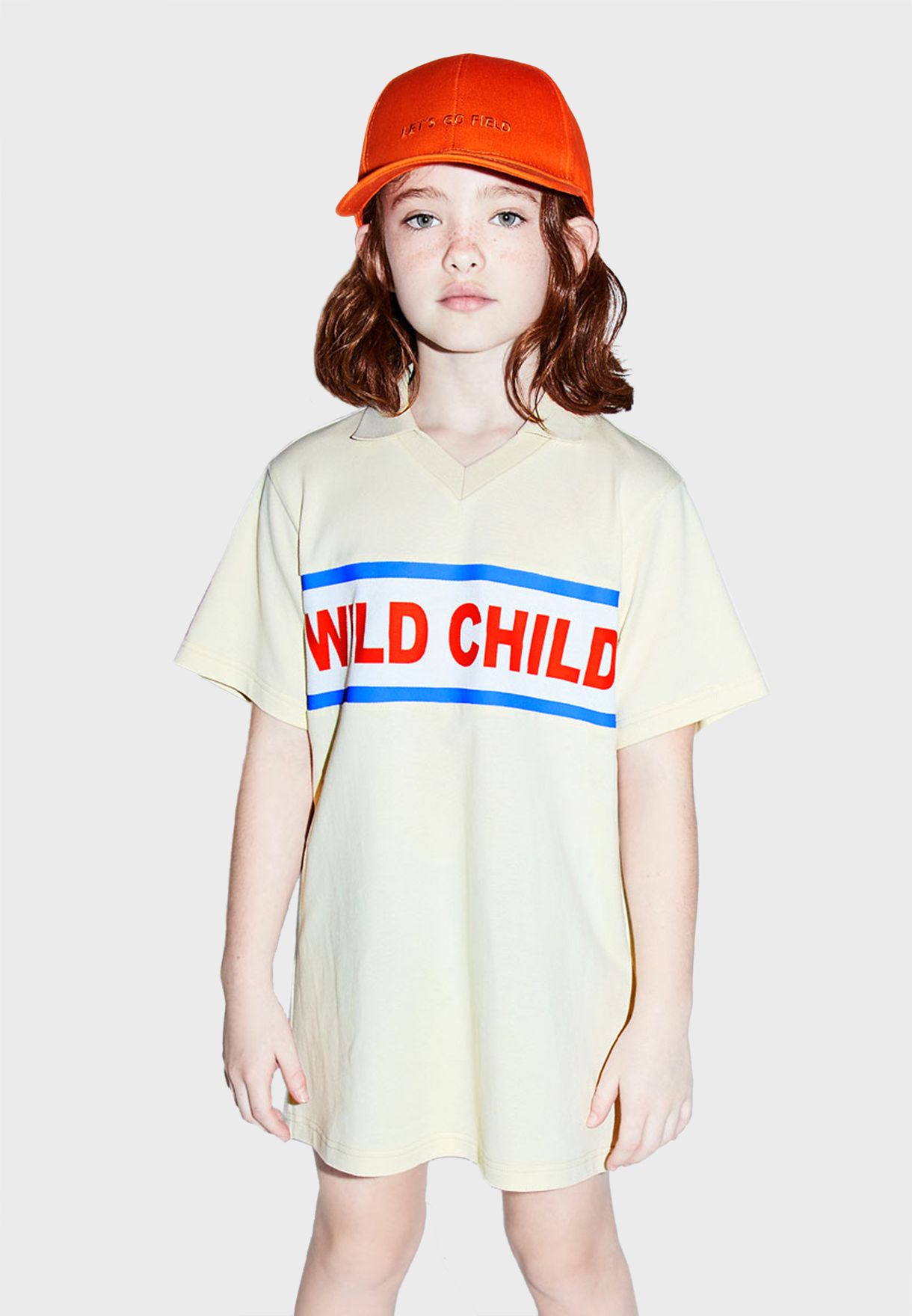 Kids Slogan T-Shirt Dress