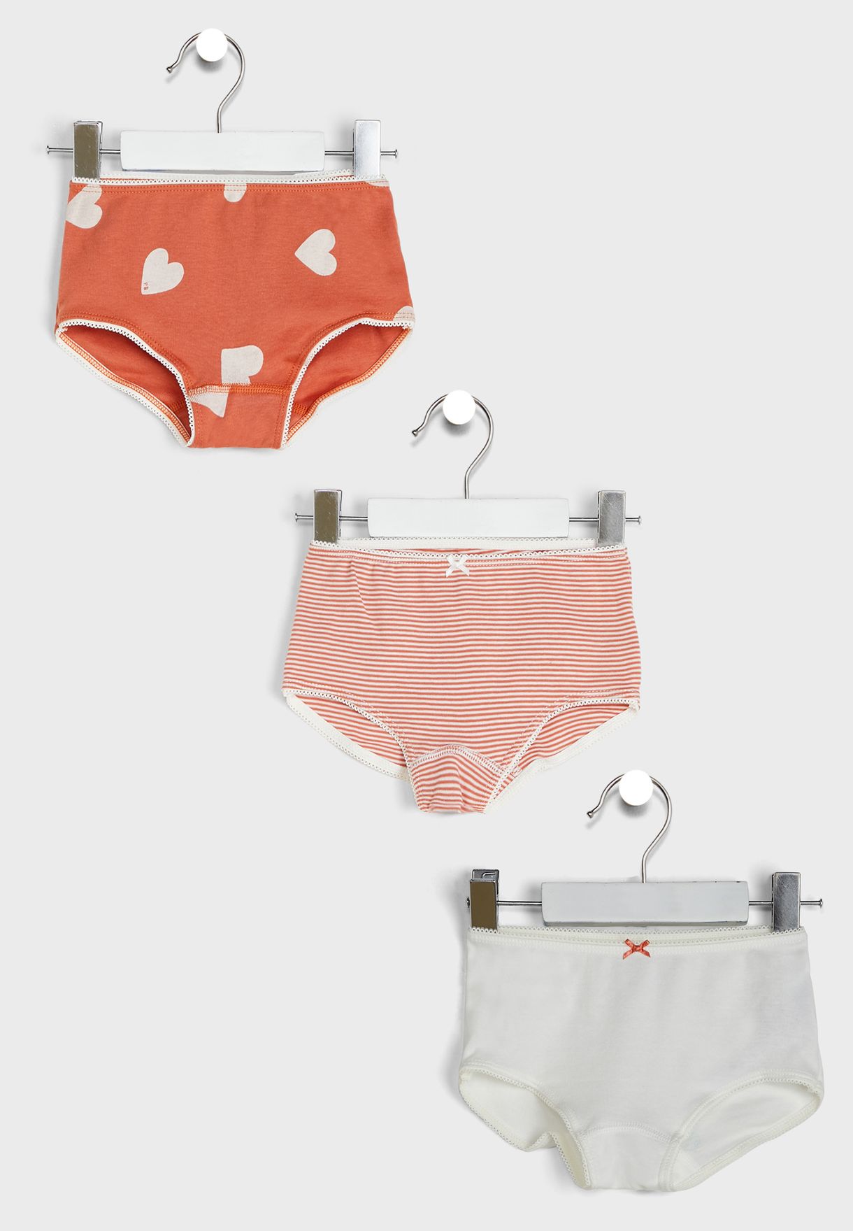 Youth 3 Pack Printed Briefs