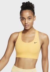 nike swoosh bra yellow